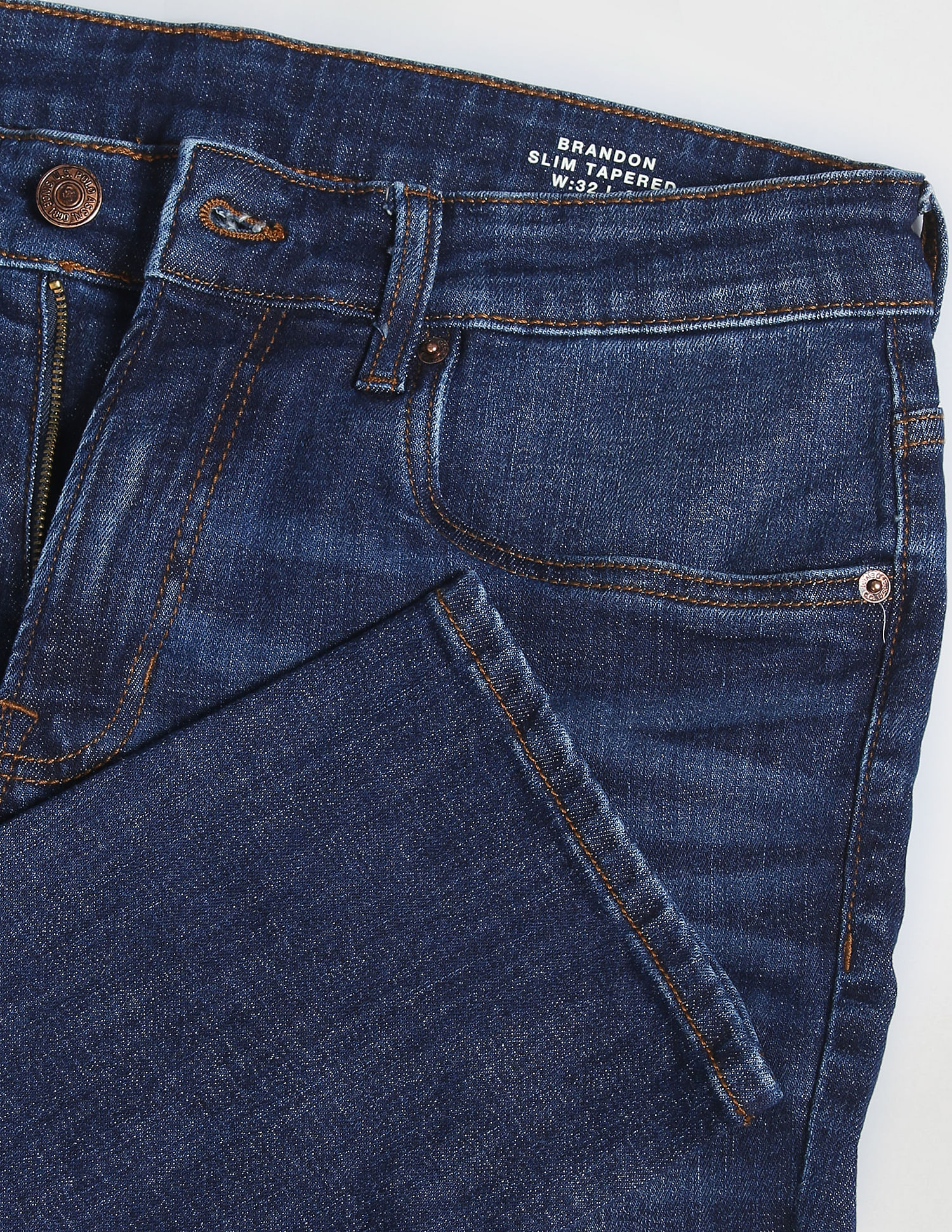 U.S. Polo Assn. Denim Co. Brandon Slim Tapered Fit Blue Jeans
