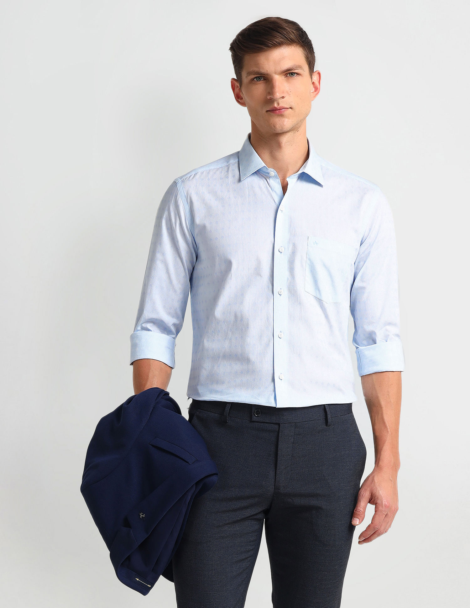 Arrow Manhattan Slim Fit Dobby Shirt