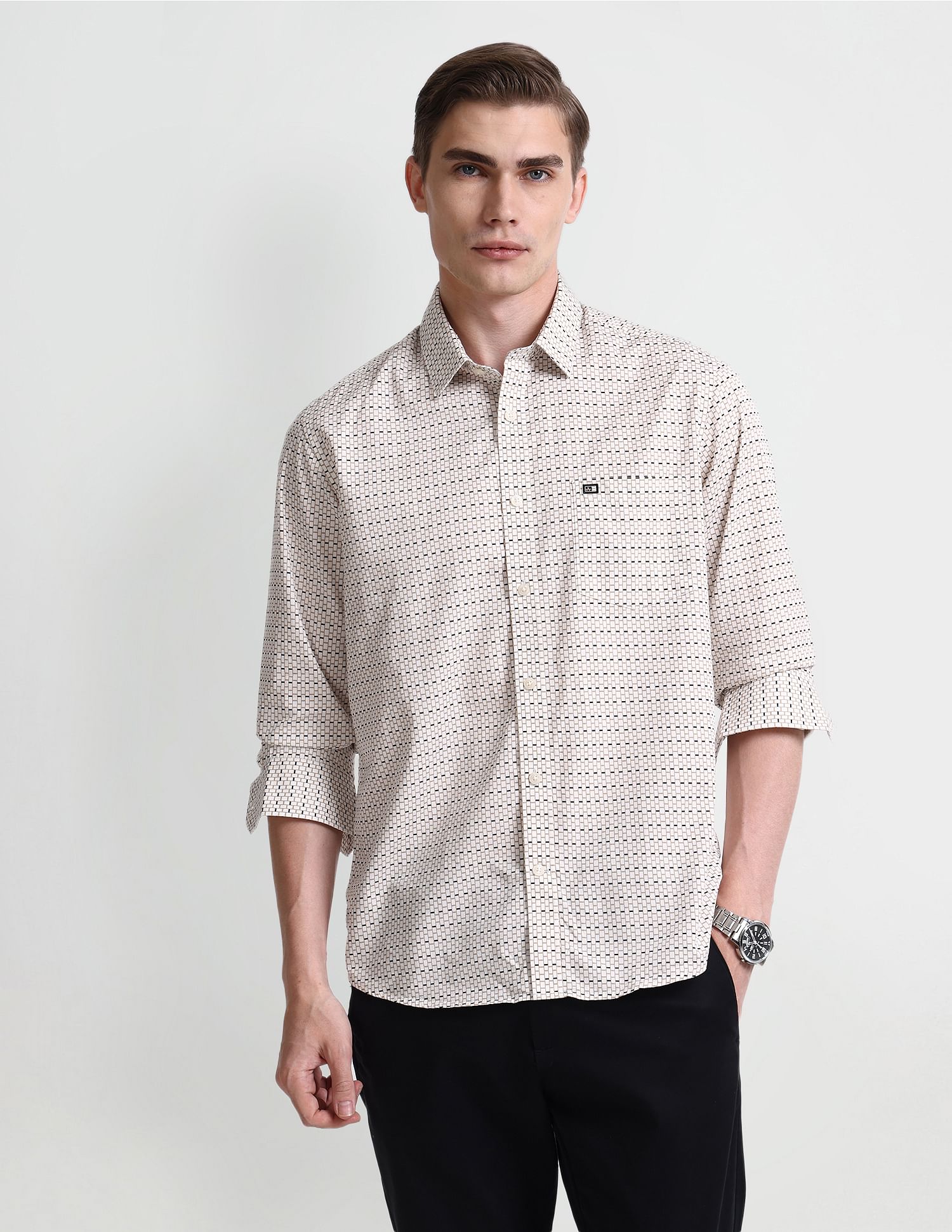 Arrow Sport Long Sleeve Slim Fit Shirt