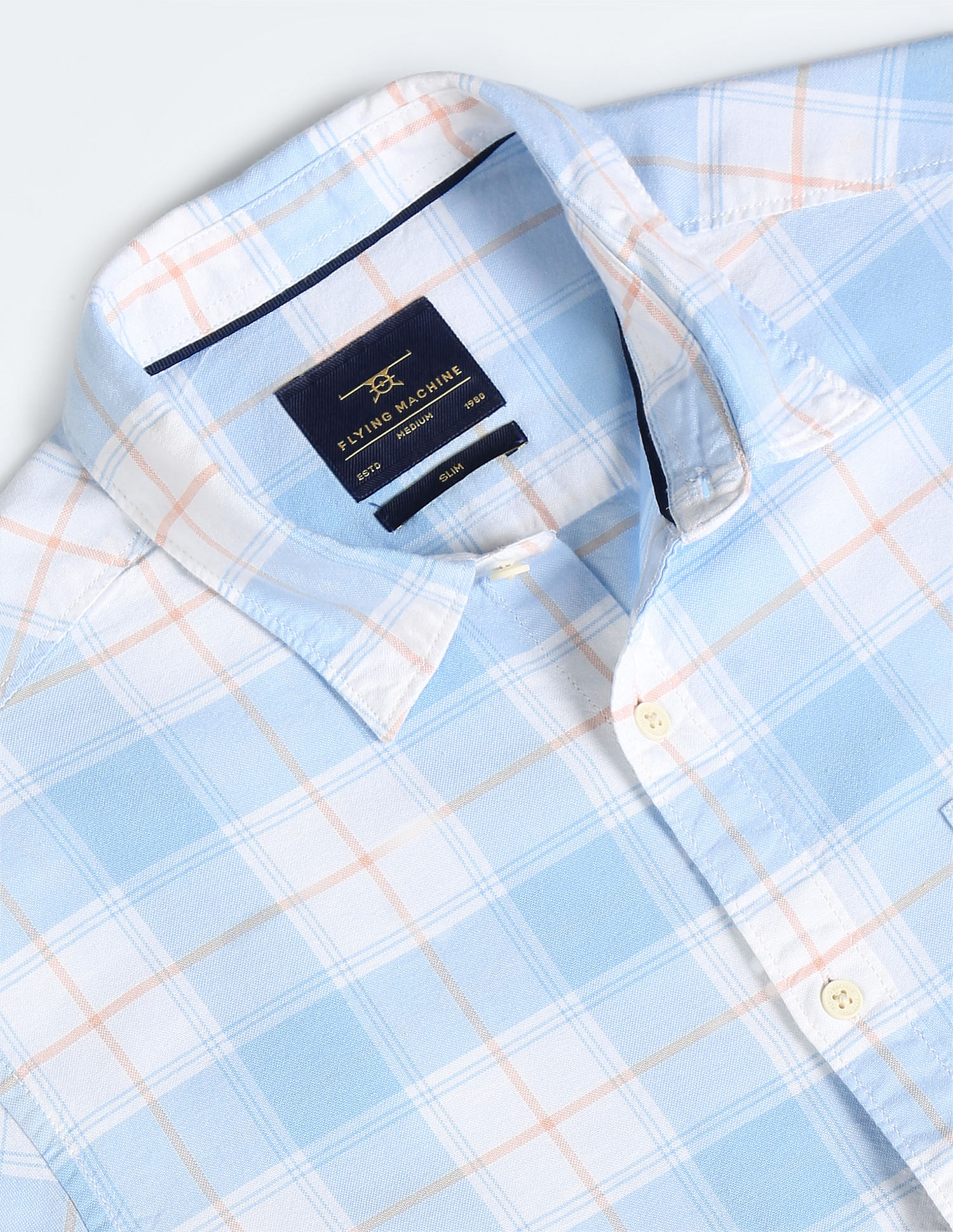 Flying Machine Tartan Check Cotton Shirt