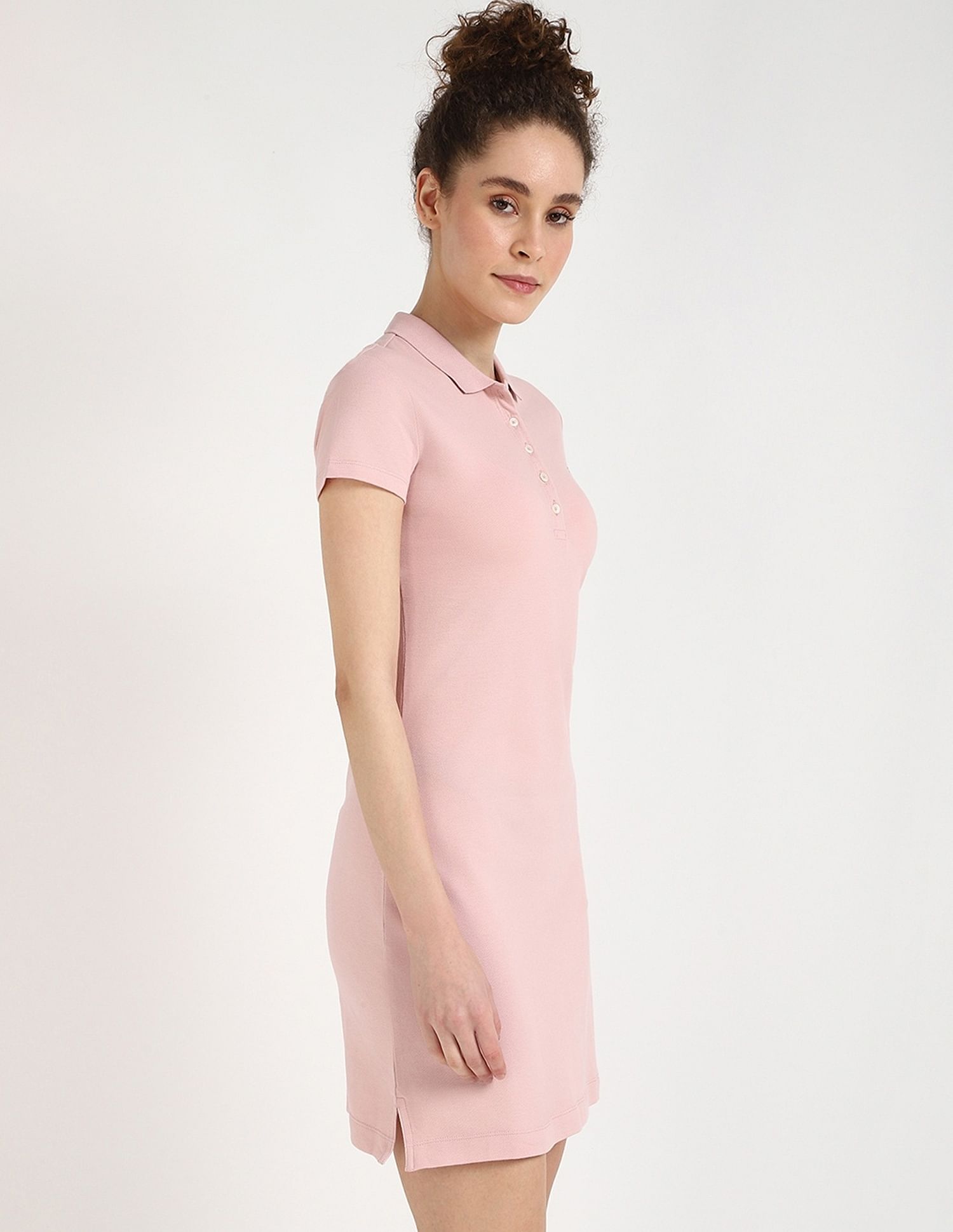 Tommy Hilfiger Cotton Polo Collar T-Shirt Dress