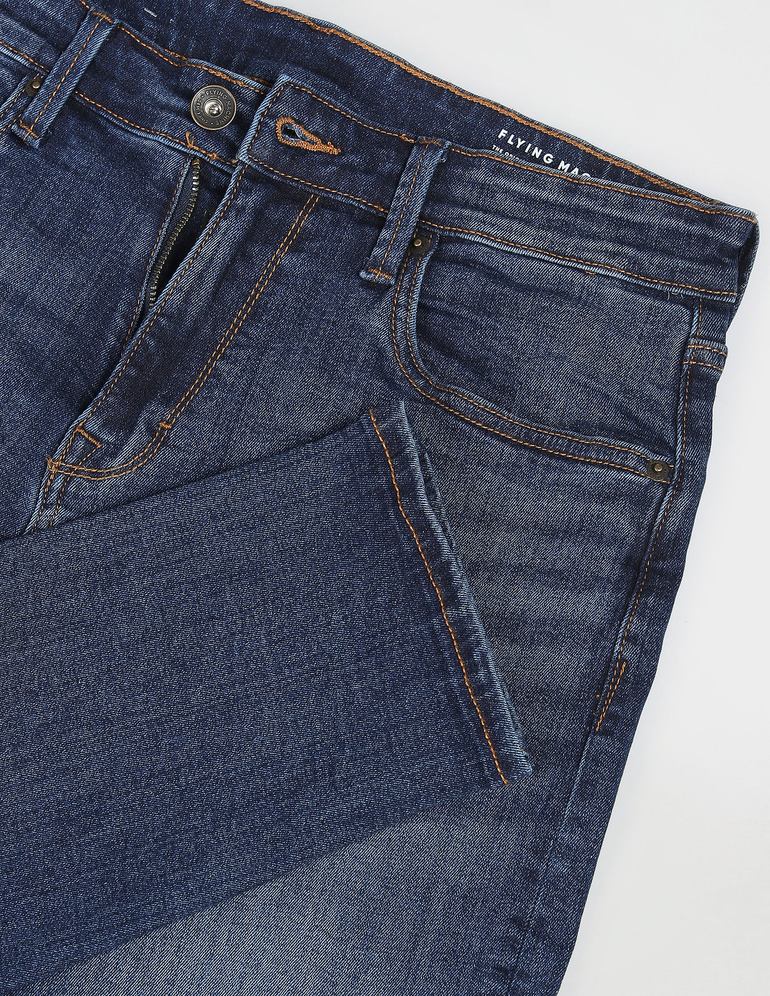 Flying Machine Slim Tapered Stone Wash Jeans