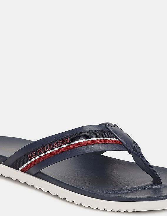 Buy U.S. Polo Assn. Brand Taping Broad V Strap Tint Flip Flops