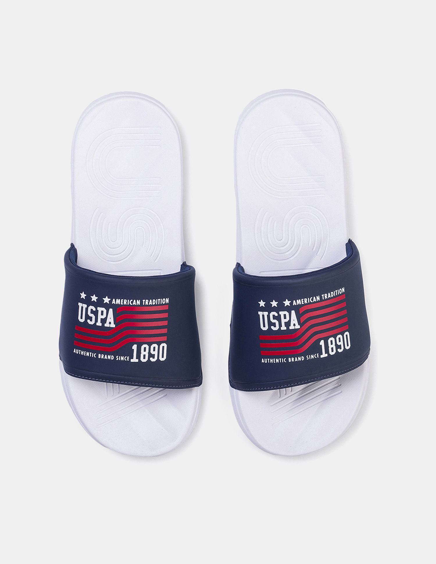 U.S. Polo Assn. Men Brand Printed Axer Slippers