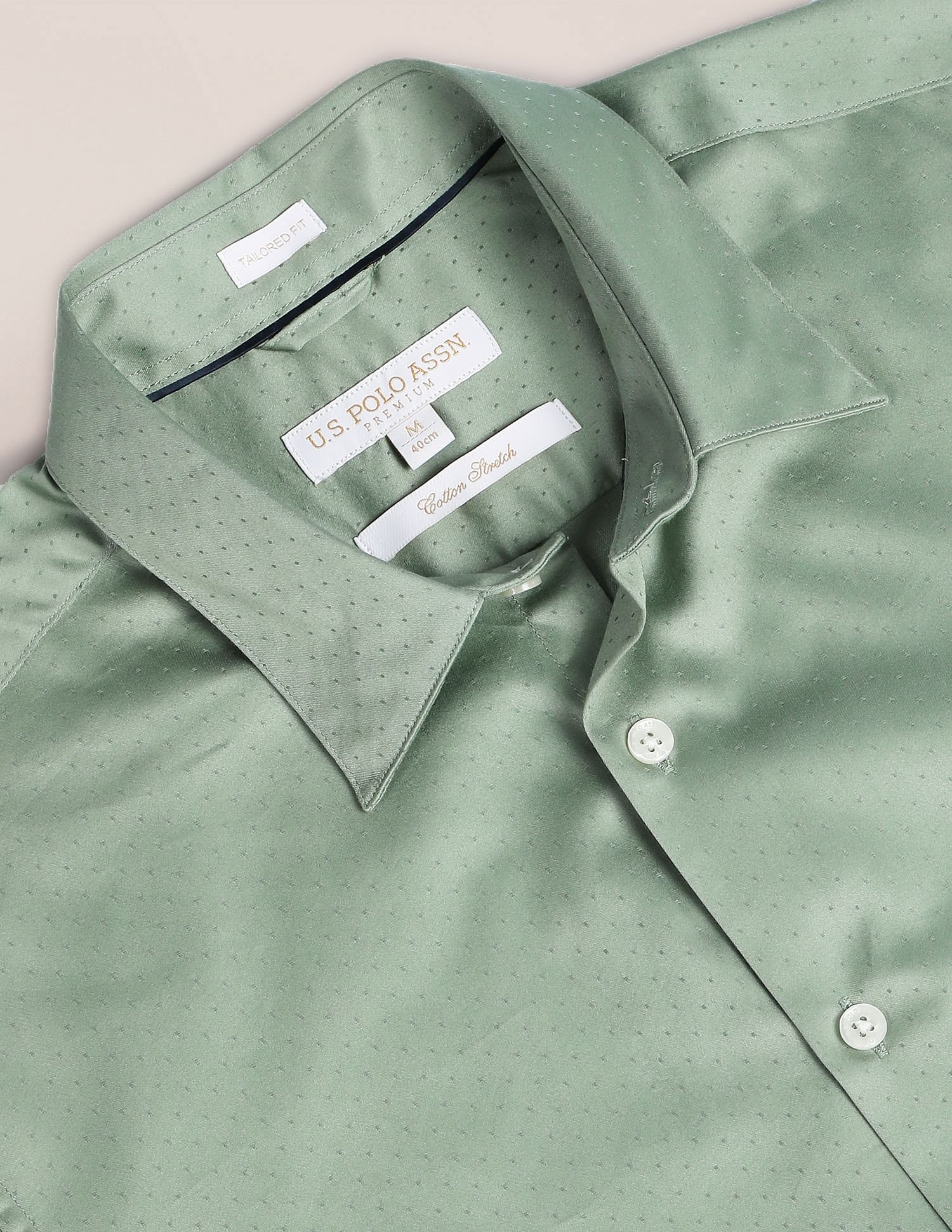 U.S. Polo Assn. Self Design Premium Shirt