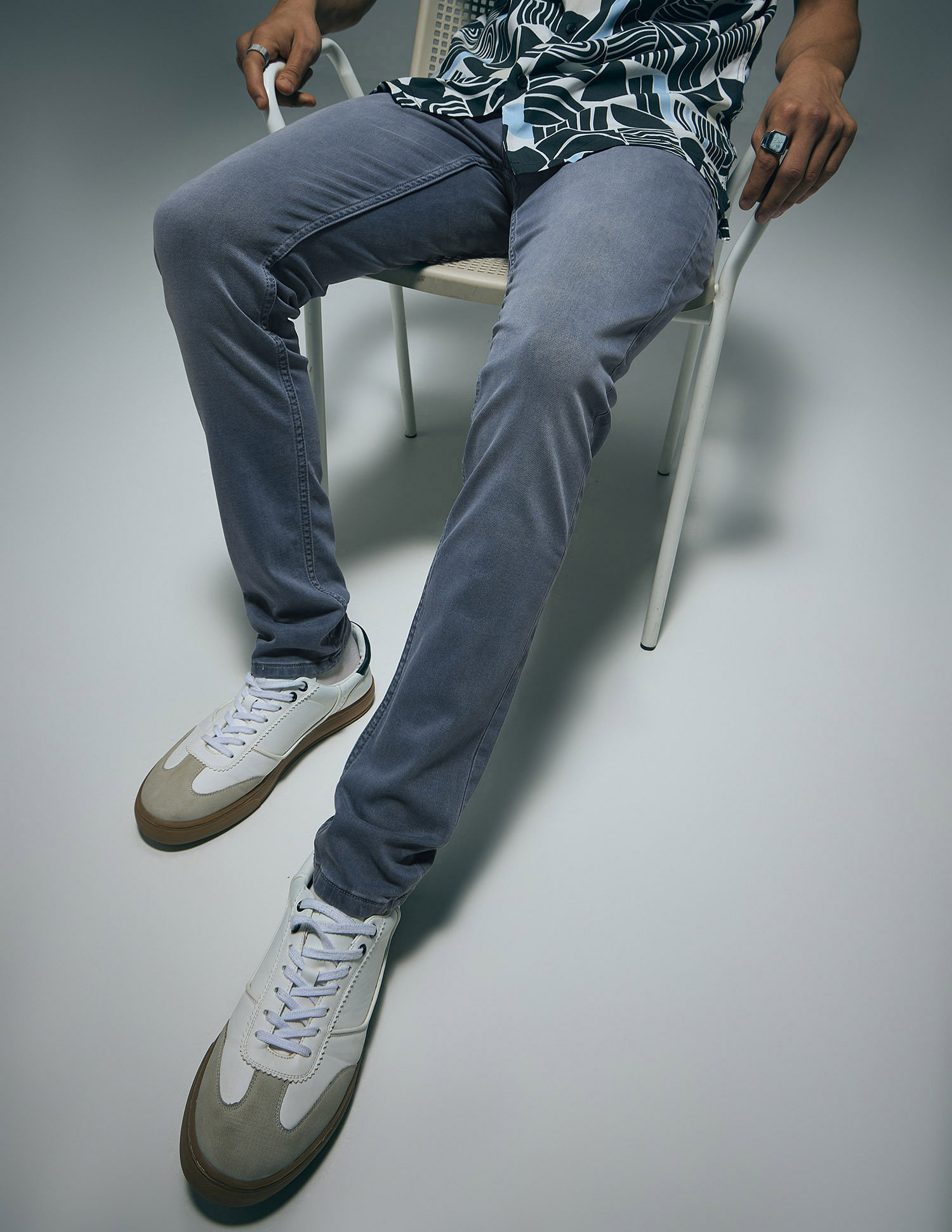 Flying Machine Jackson Skinny Fit Stone Washed Jeans