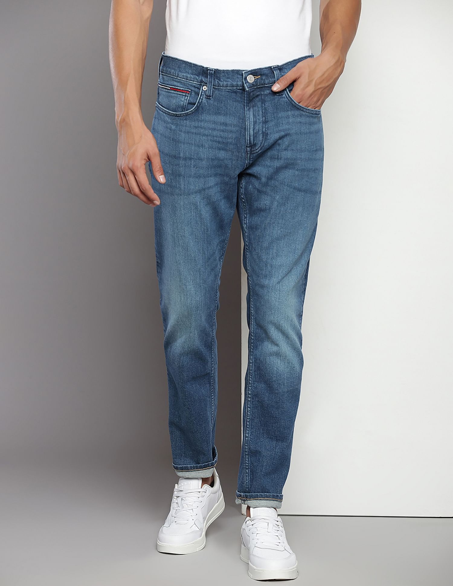 Tommy Hilfiger Austin Regular Fit Stone Wash Jeans