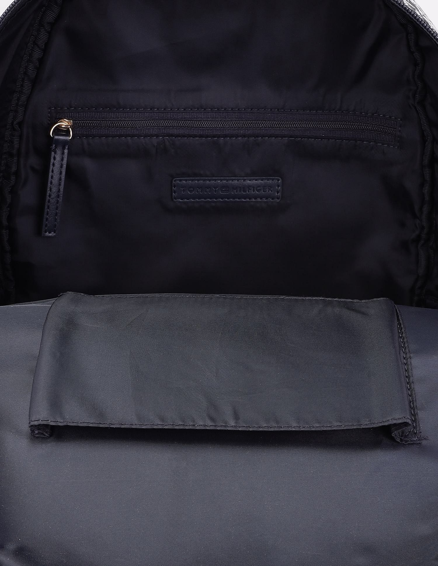 Tommy Hilfiger Logo Blue Polyester Backpack