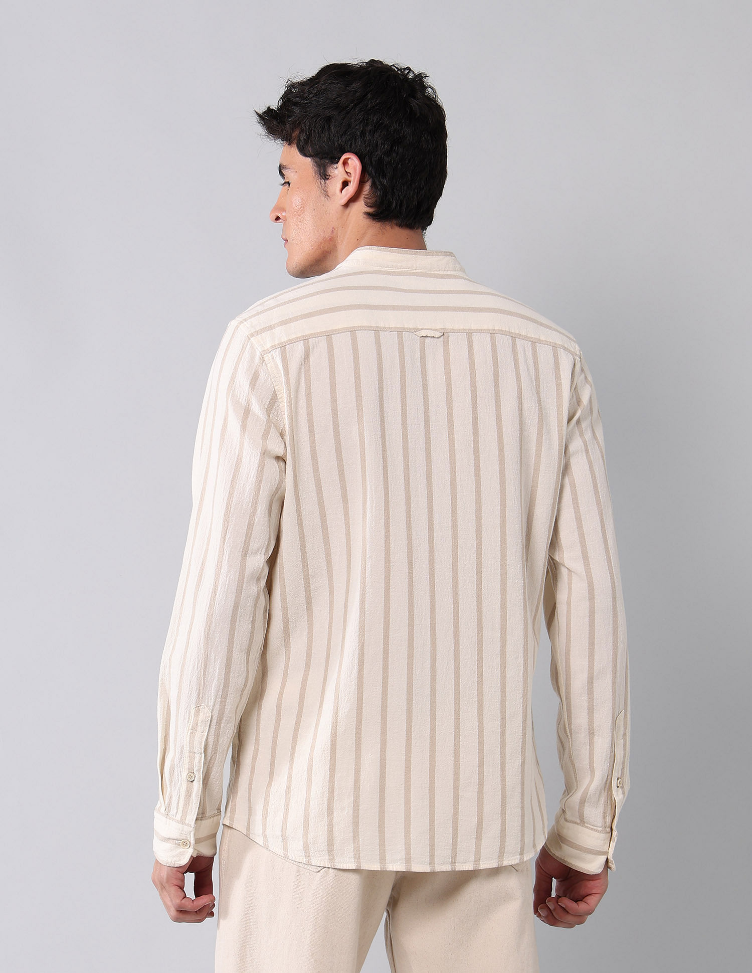 U.S. Polo Assn. Denim Co. Vertical Striped Pure Cotton Shirt
