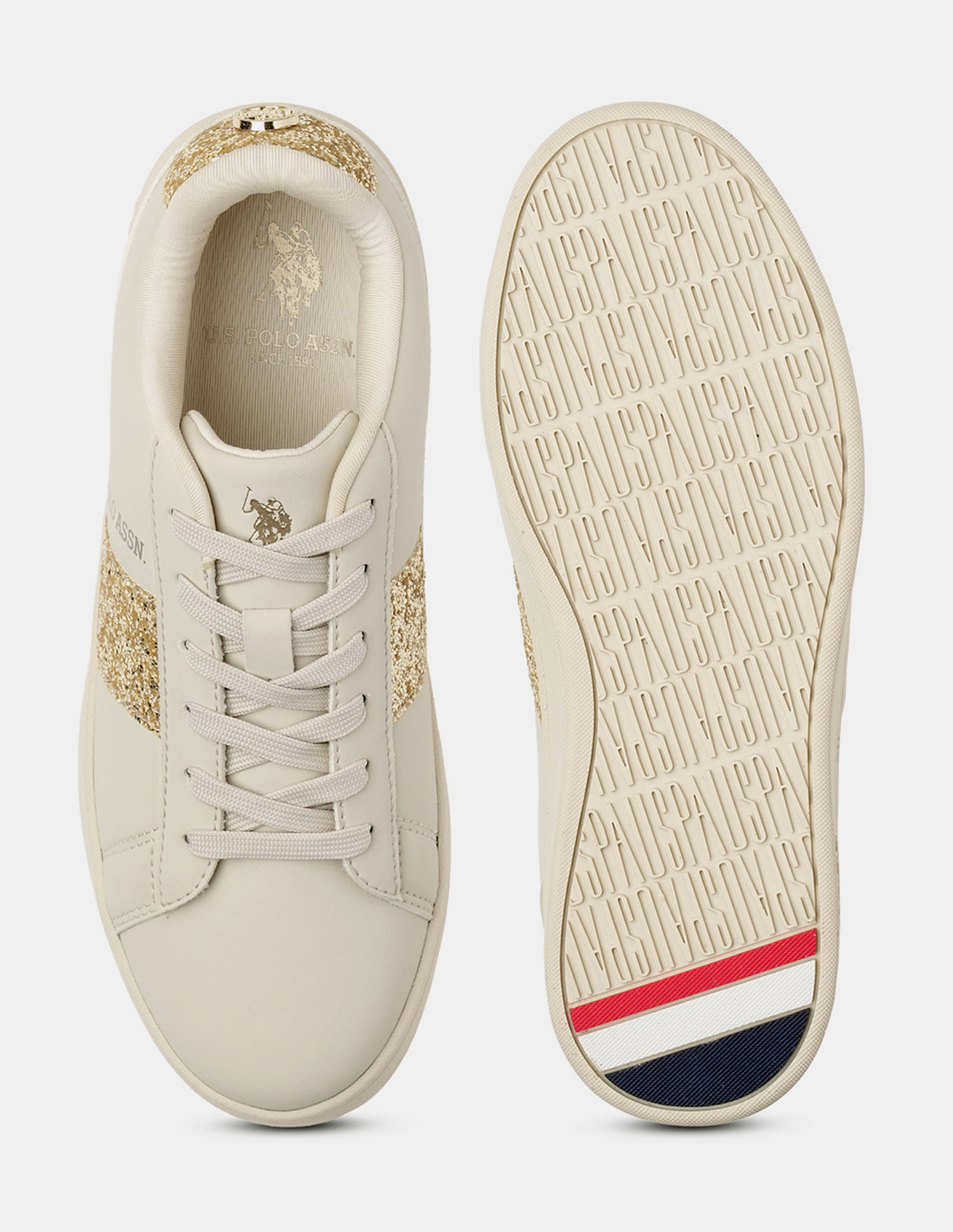 U.S. Polo Assn. Women Kate 3.0 Glitter Sneakers