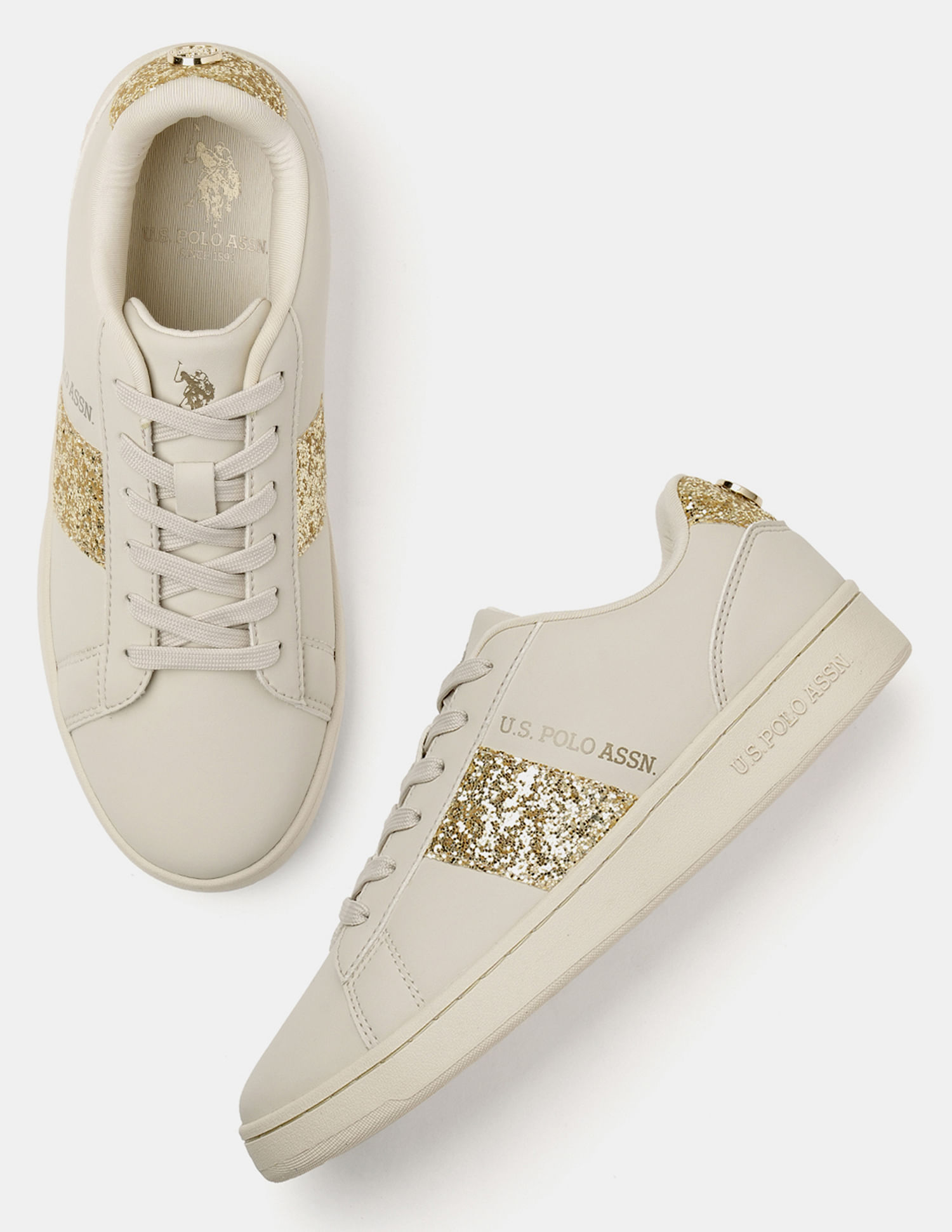 U.S. Polo Assn. Women Kate 3.0 Glitter Sneakers