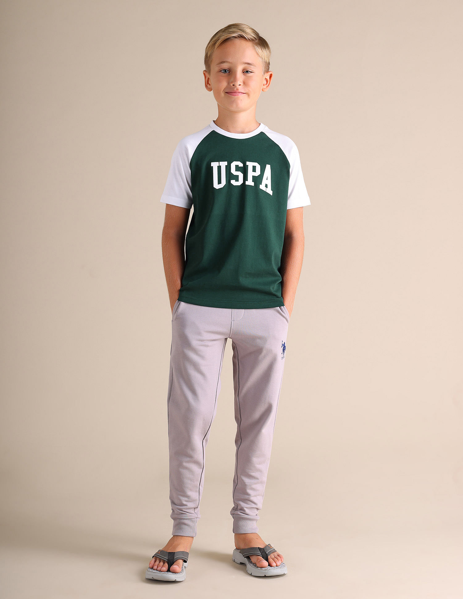 USPA Innerwear Boys Raglan Sleeve LKE01 Lounge T-Shirt - Pack Of 1