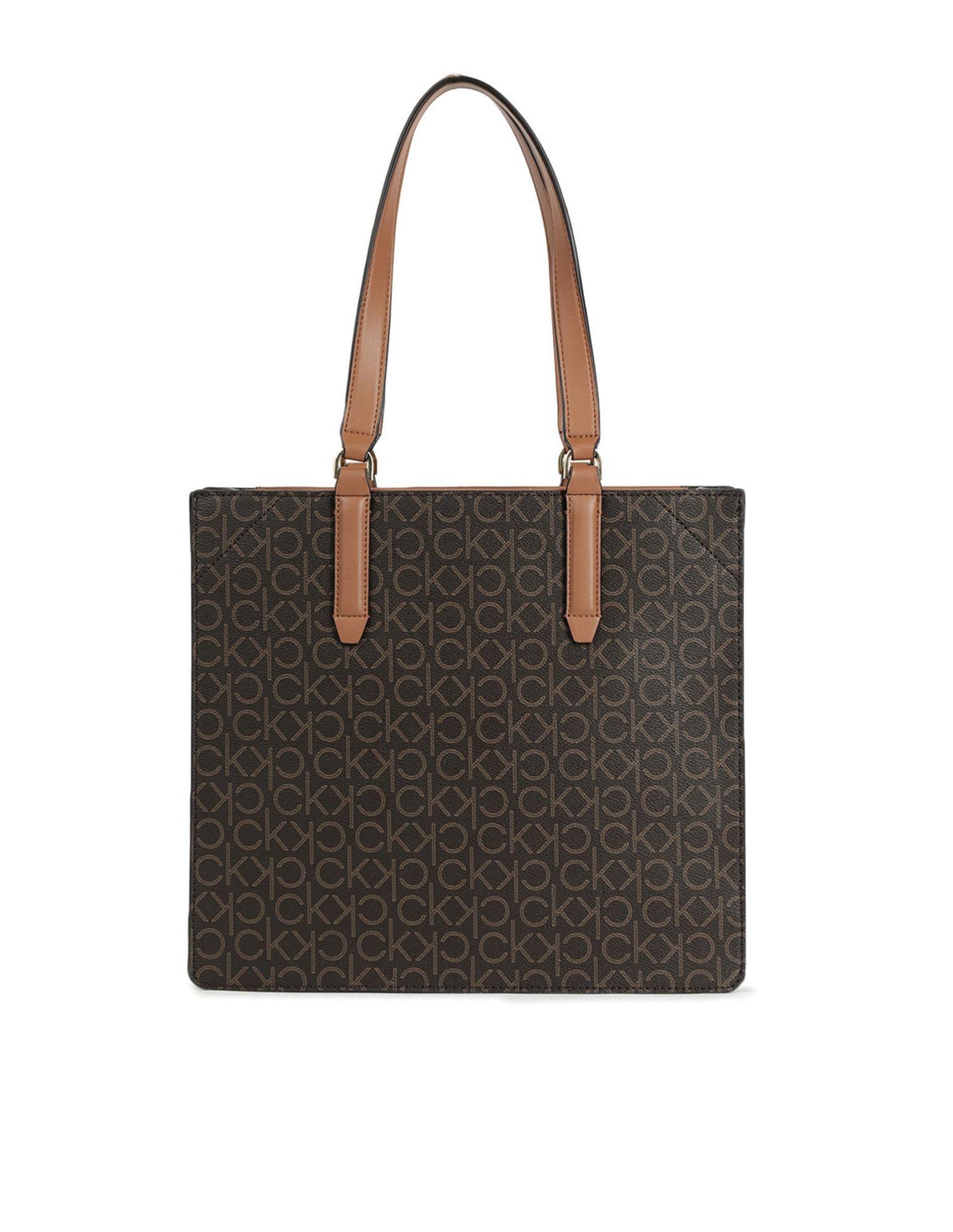 Calvin Klein Monogram Gene Tote Hand Bag