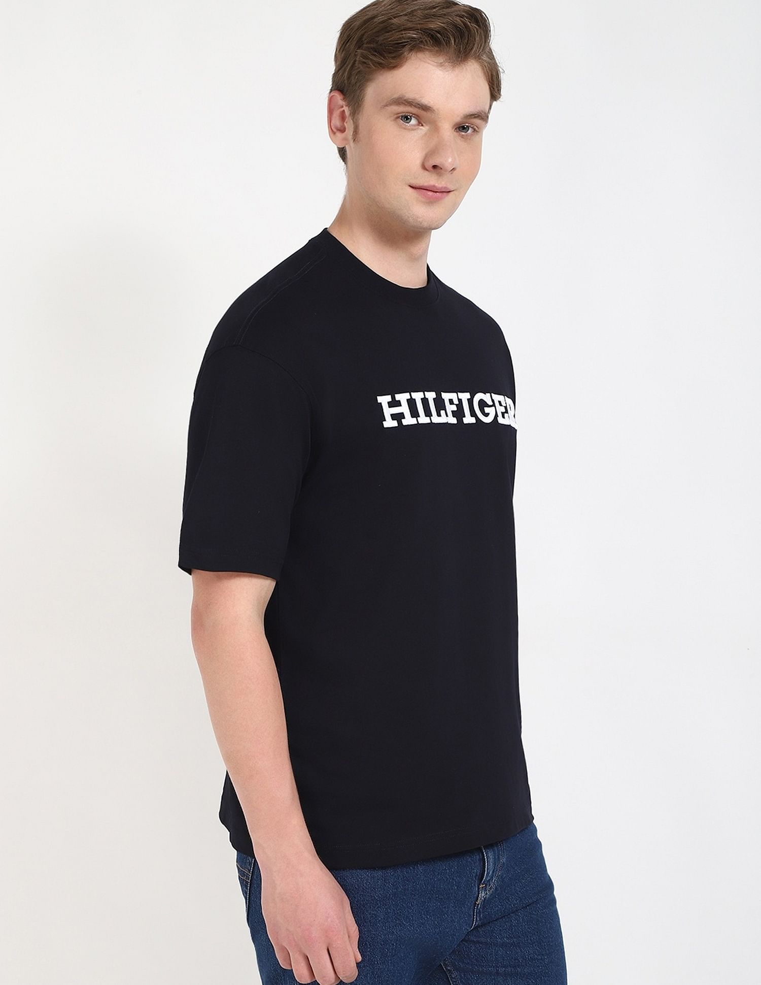 Tommy Hilfiger Logo Regular-Fit Cotton T-Shirt