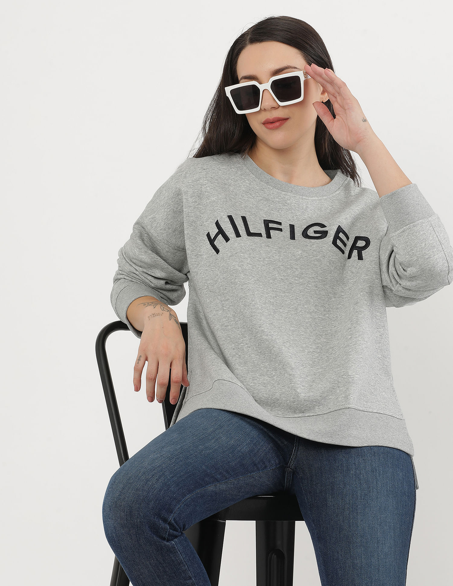 Tommy Hilfiger Crew Neck Varsity Sweatshirt