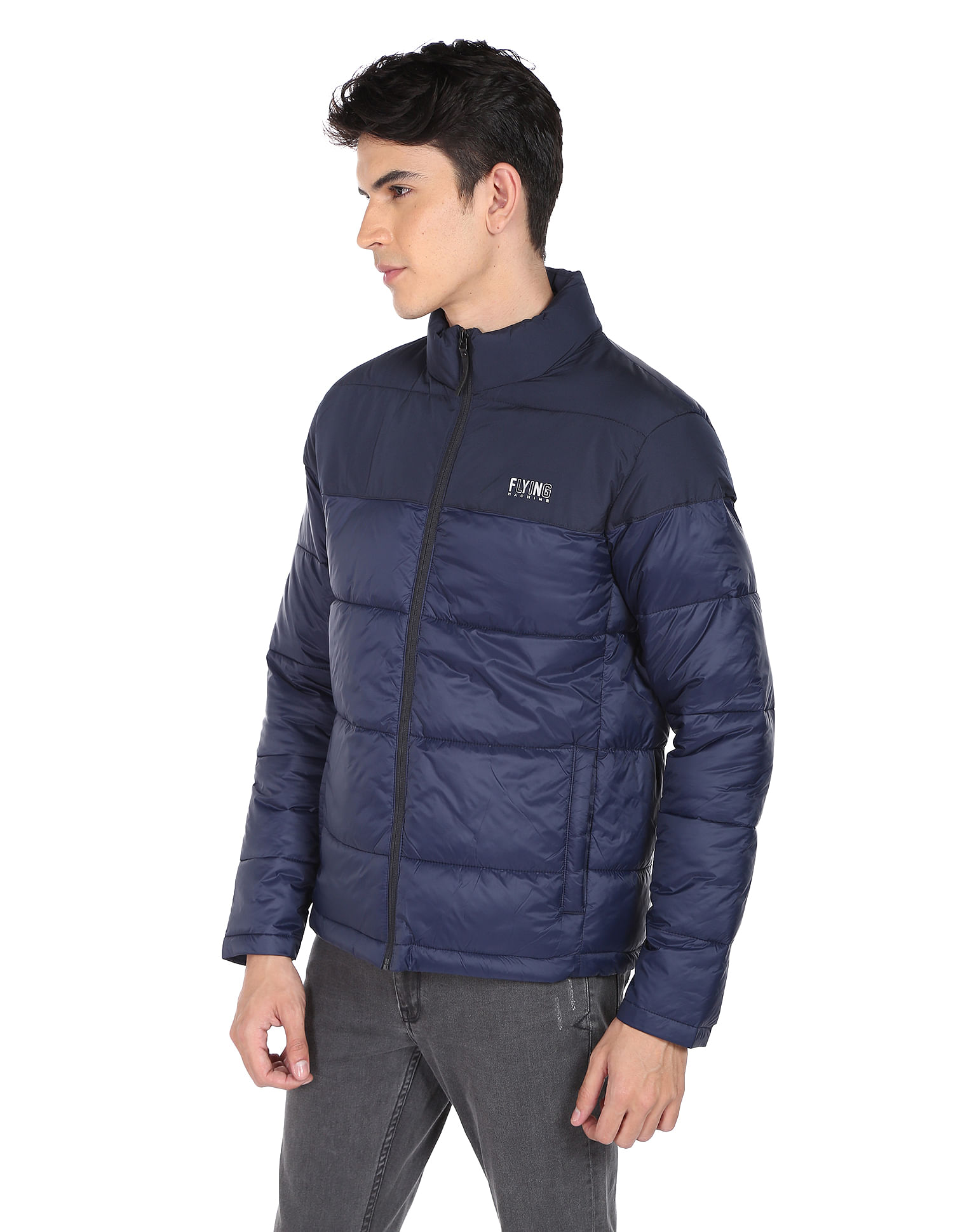 Weekday high neck clearance padded jacket with drawstring