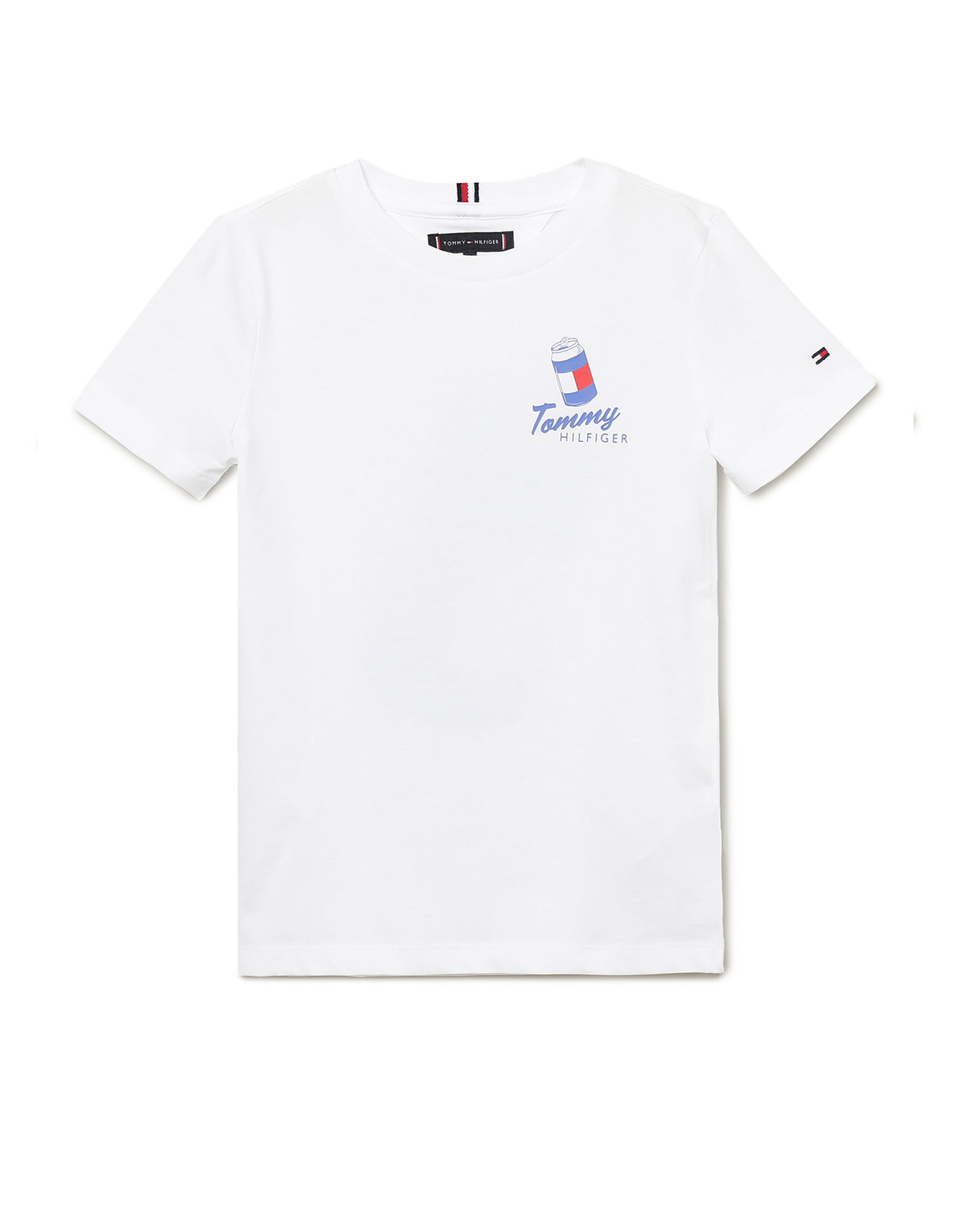 Tommy Hilfiger Kids Boys Solid Regular Fit T-Shirt