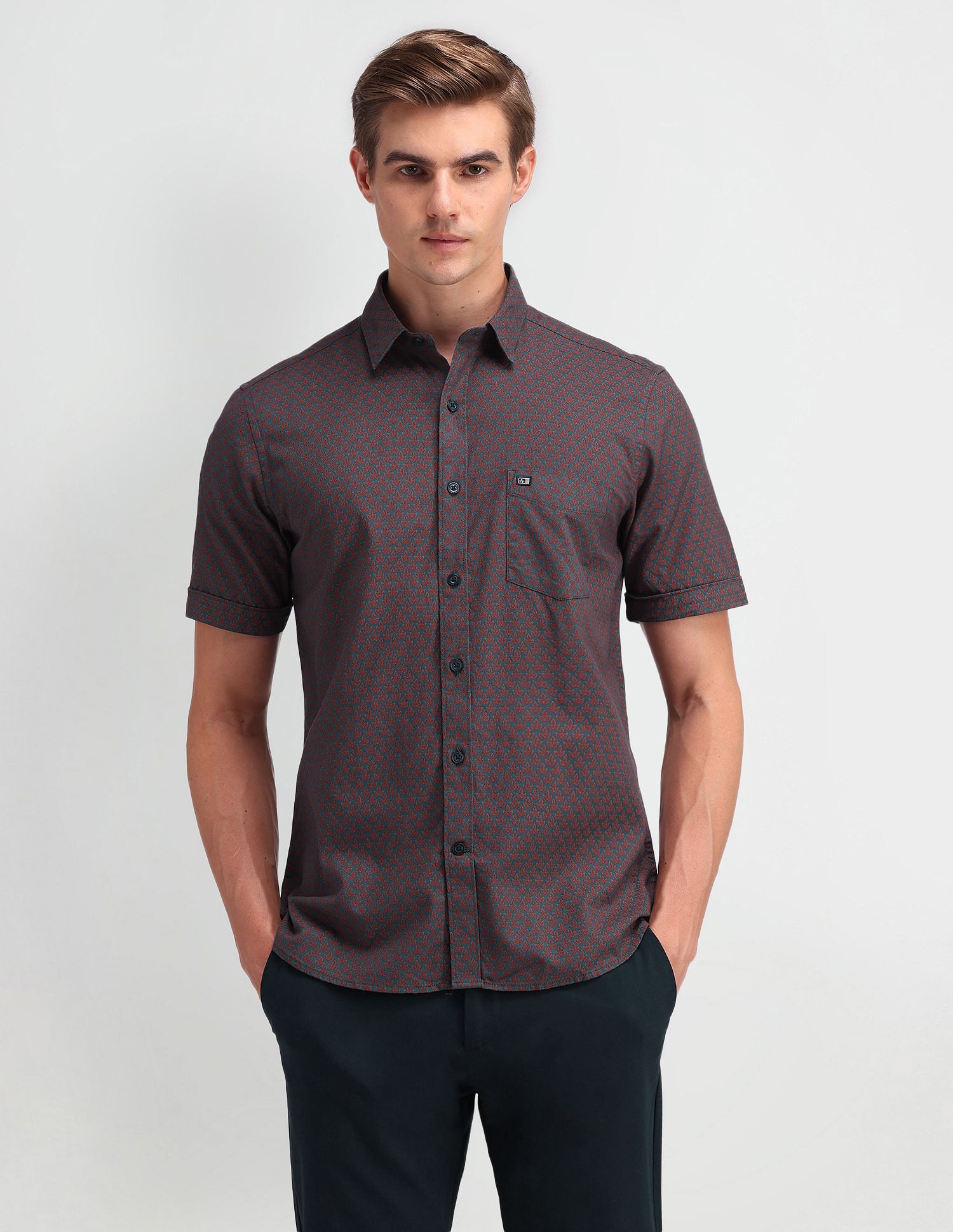 Arrow Sport Liberty Classic Fit All-over Print Shirt
