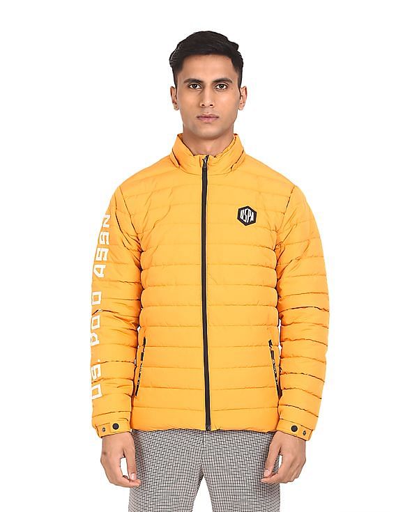 Us polo yellow online jacket