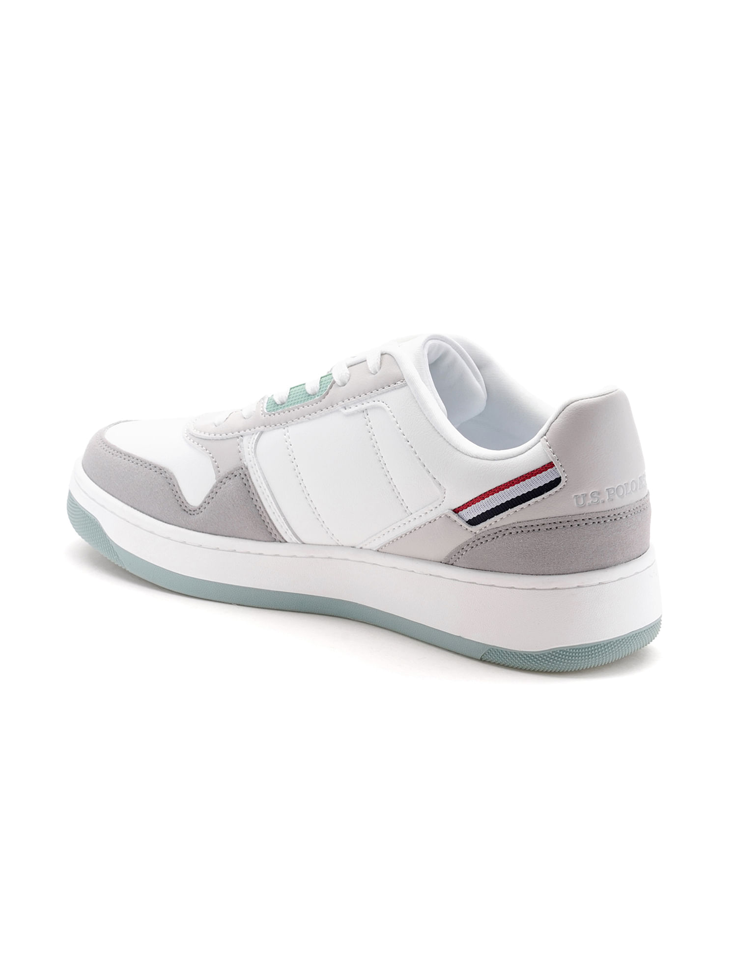 U.S. Polo Assn. Men Joas Grey Retro Court Sneakers