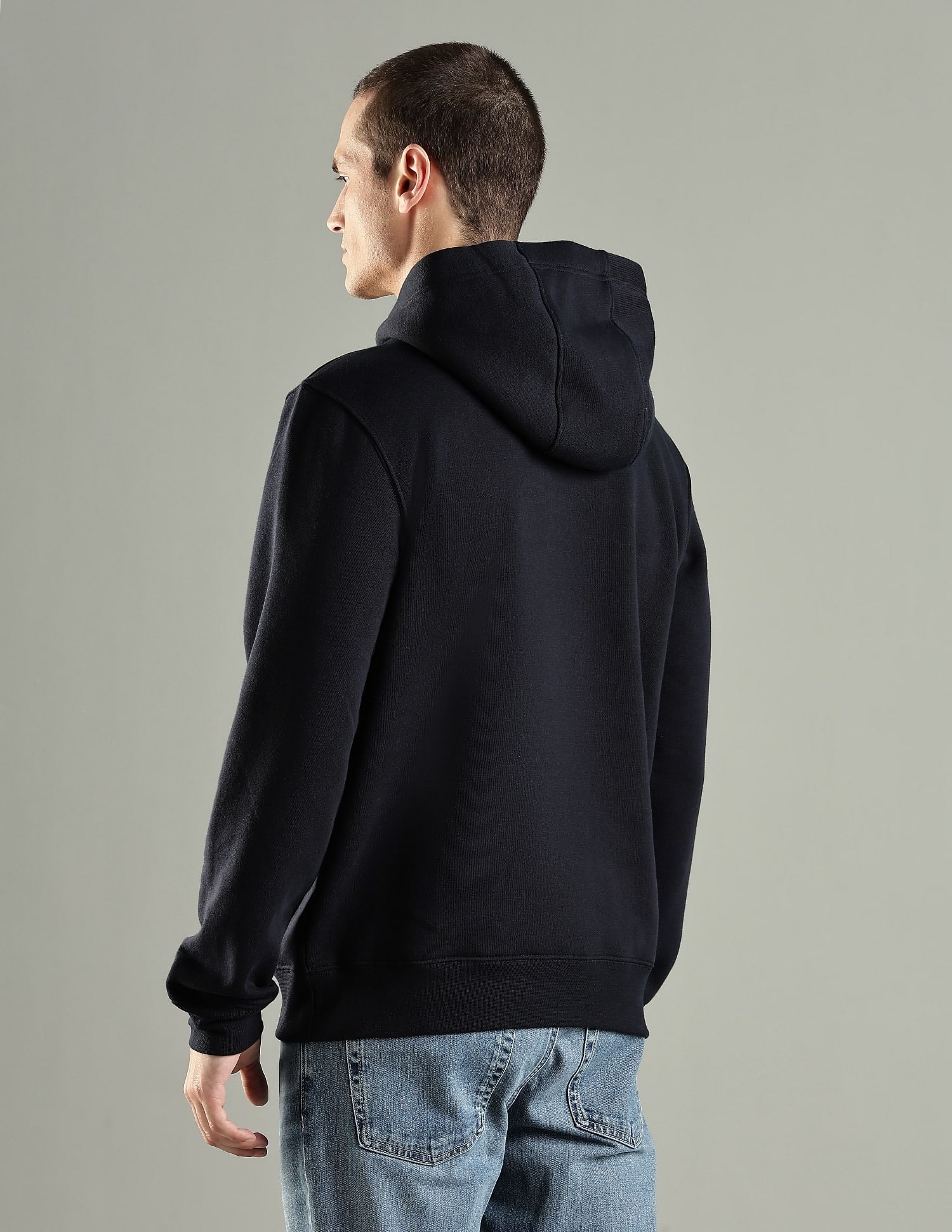 Tommy Hilfiger Embroidered Logo Regular Fit Cotton Sweatshirt