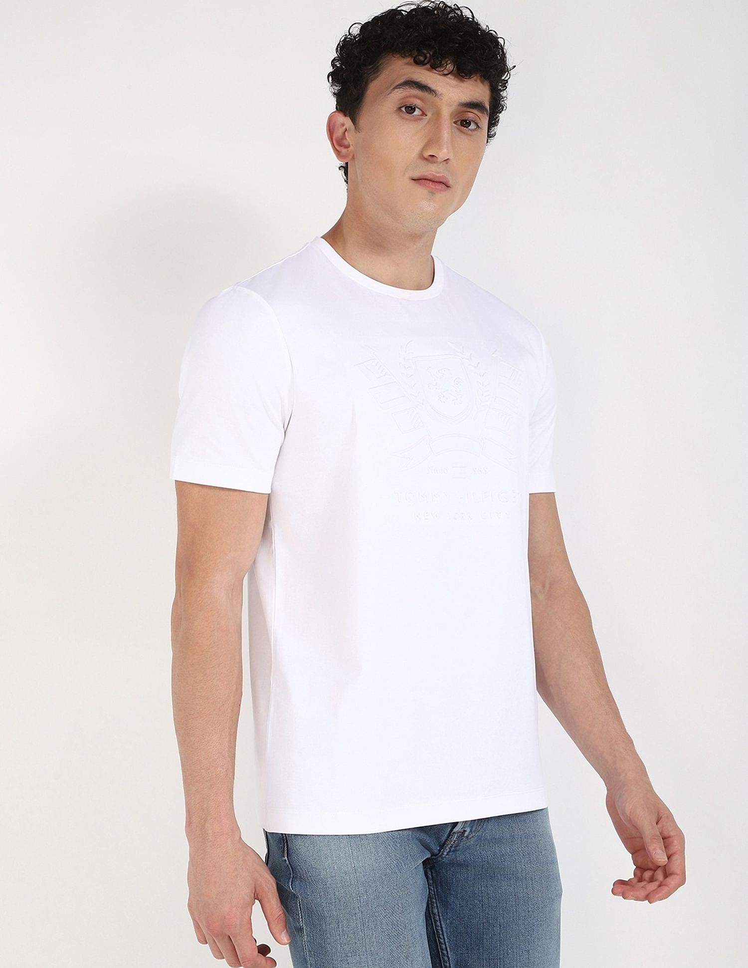 Tommy Hilfiger Logo Regular-Fit Cotton T-Shirt
