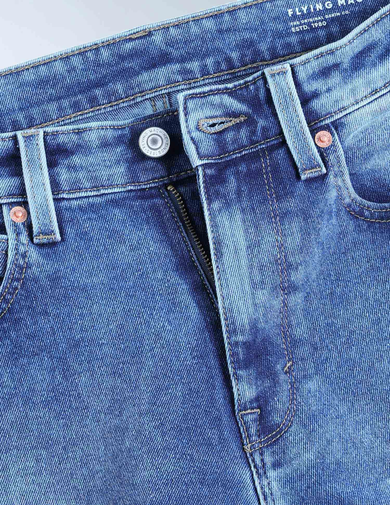 Flying Machine Freddie Slim Straight Fit Mrtf Jeans