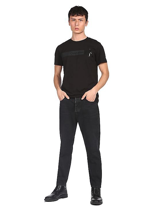 Calvin Klein Jeans Men Black 90s Recycled Dad Jean