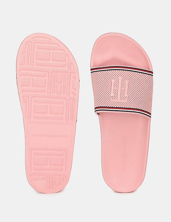 Tommy hilfiger pink on sale sliders