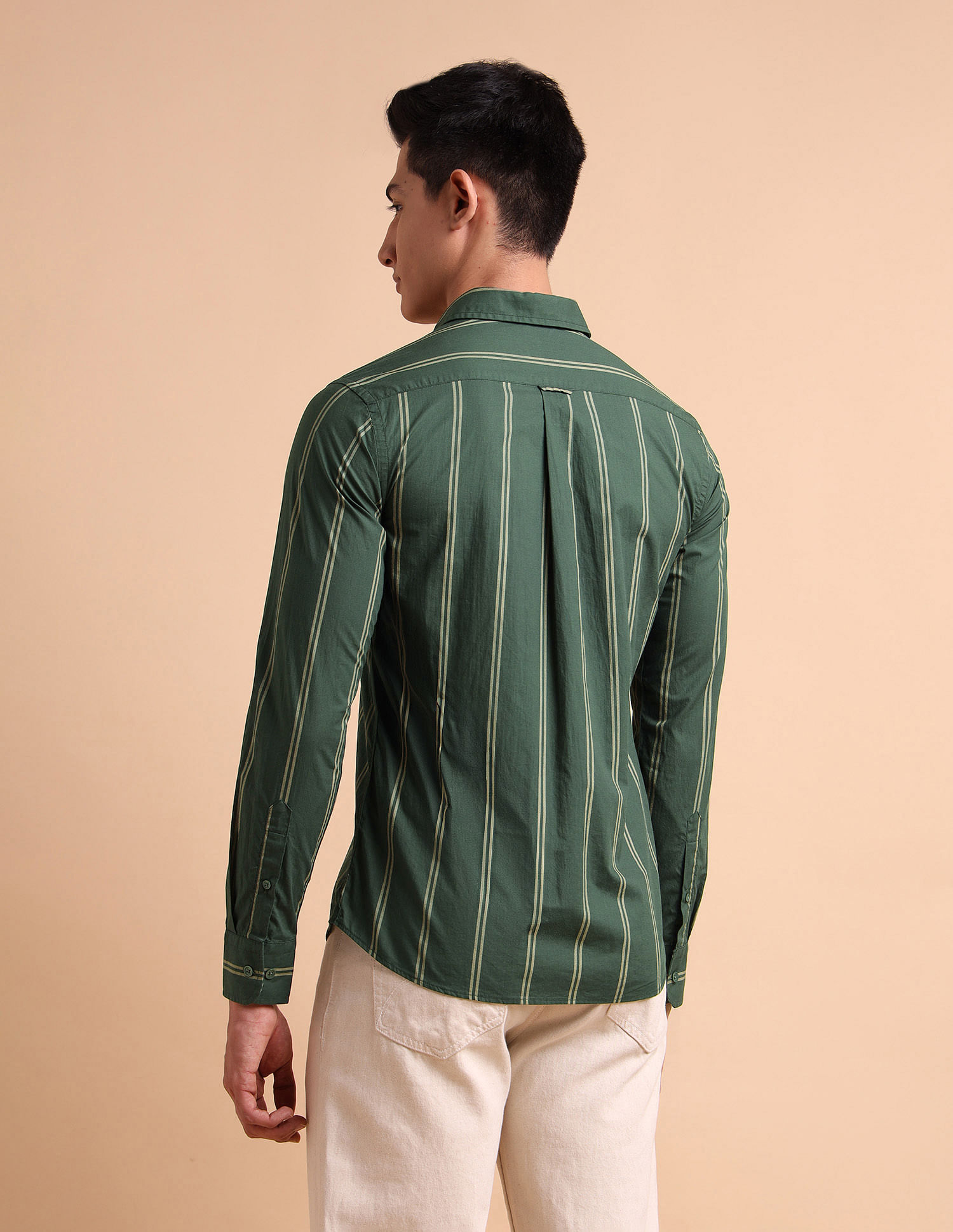 U.S. Polo Assn. Vertical Striped Pure Cotton Shirt