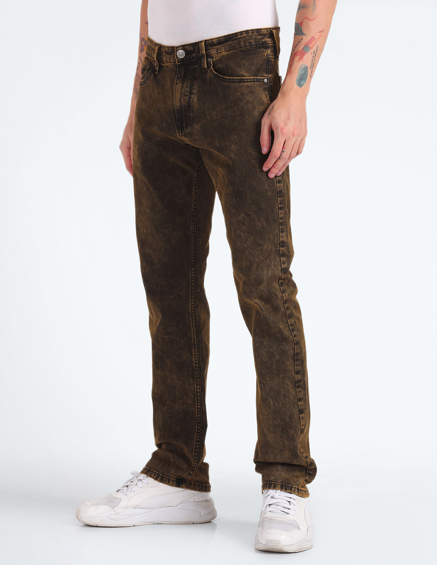 Flying Machine F-Jango Straight Fit Classic Vintage Jeans