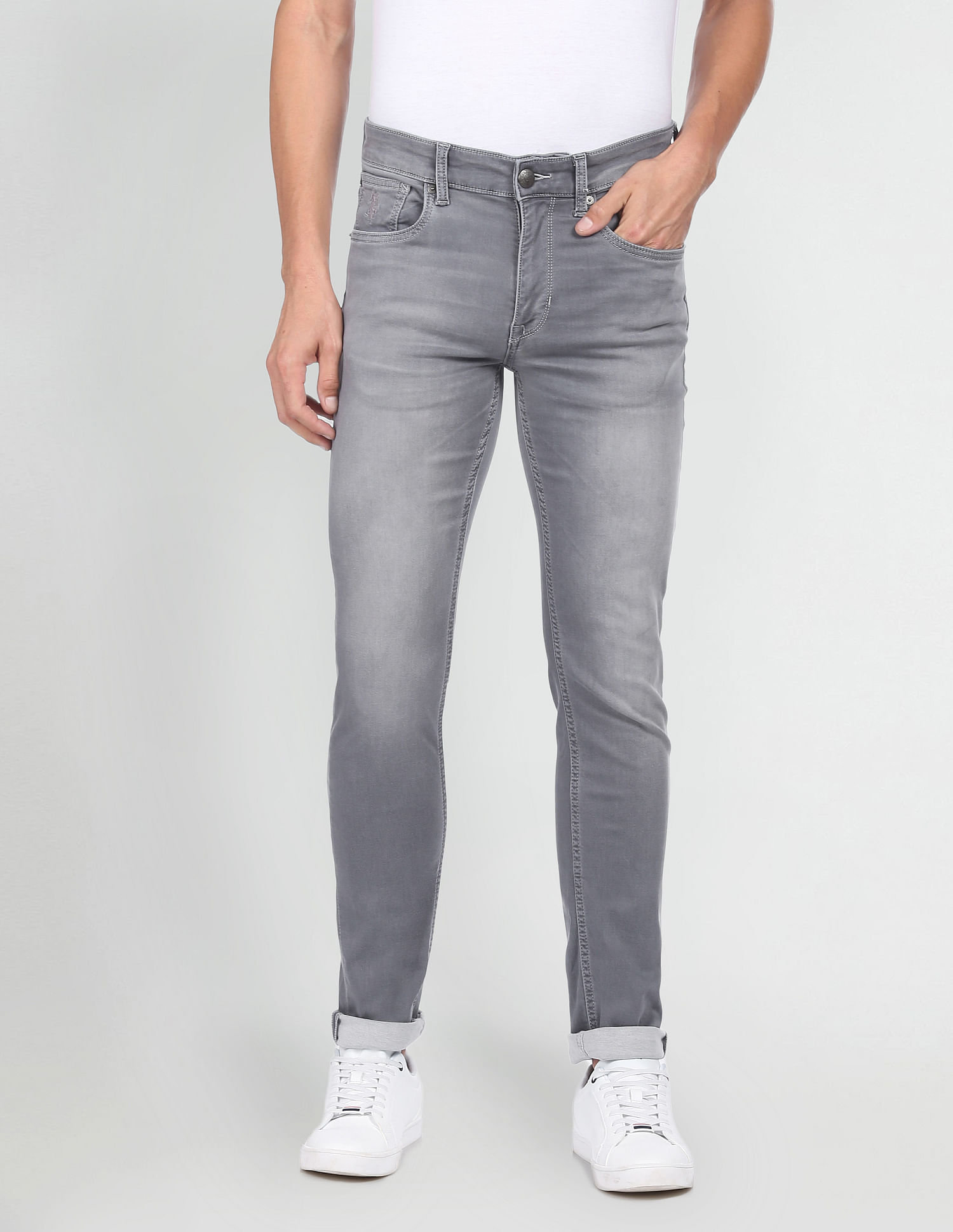 U.S. Polo Assn. Denim Co. Regallo Skinny Fit Grey Jeans
