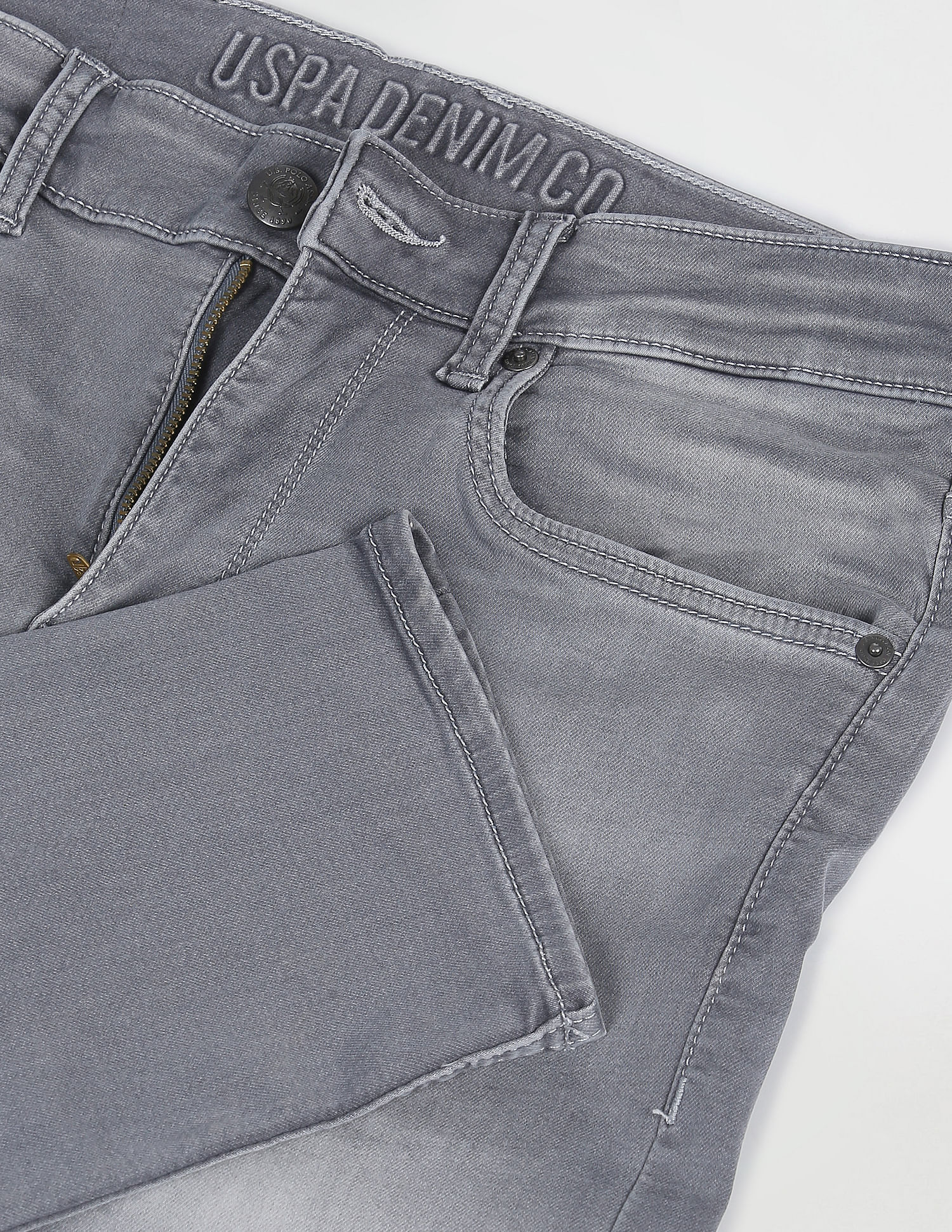 U.S. Polo Assn. Denim Co. Regallo Skinny Fit Grey Jeans