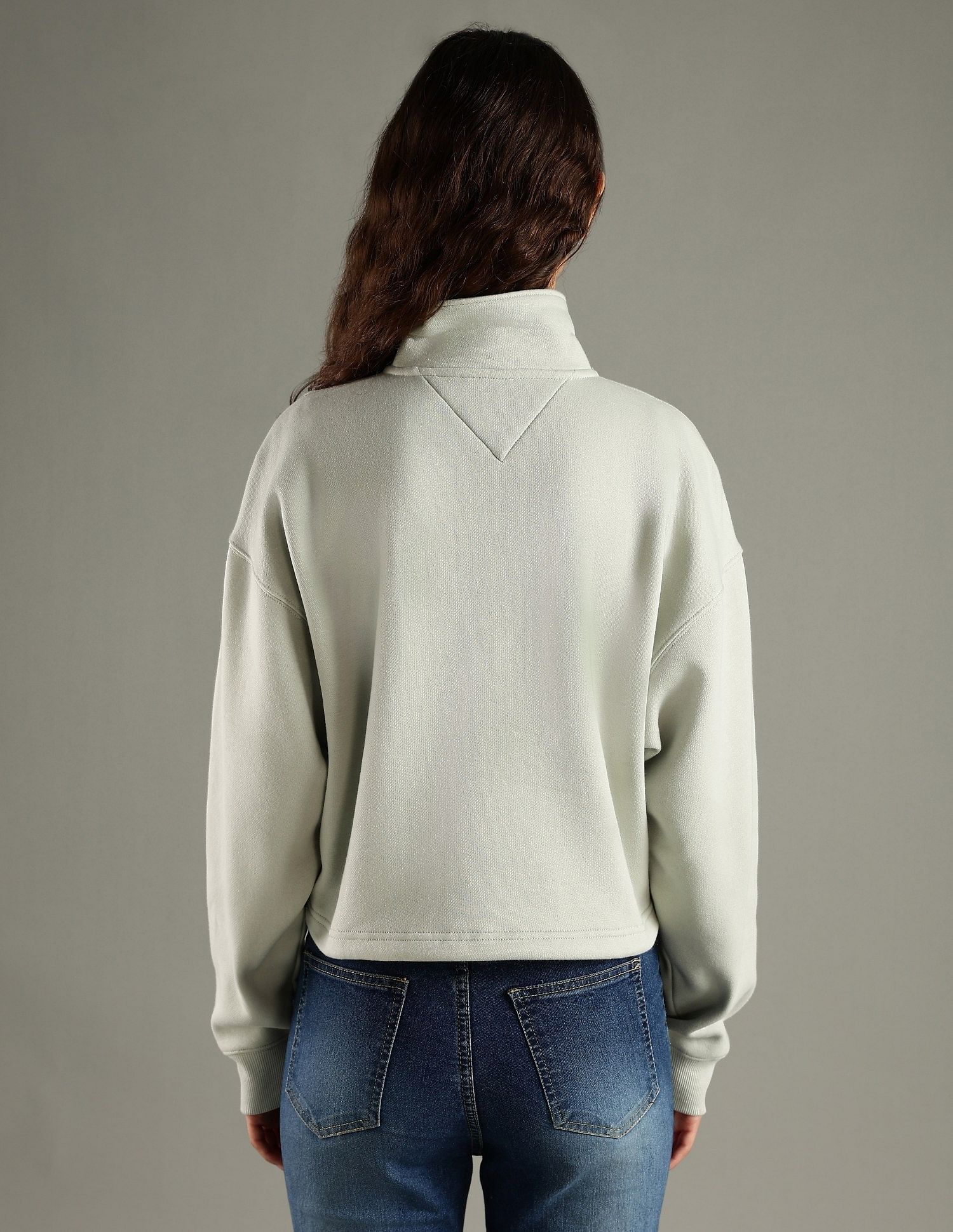 Tommy Hilfiger Regular Fit Cotton Half-Zip Sweatshirt
