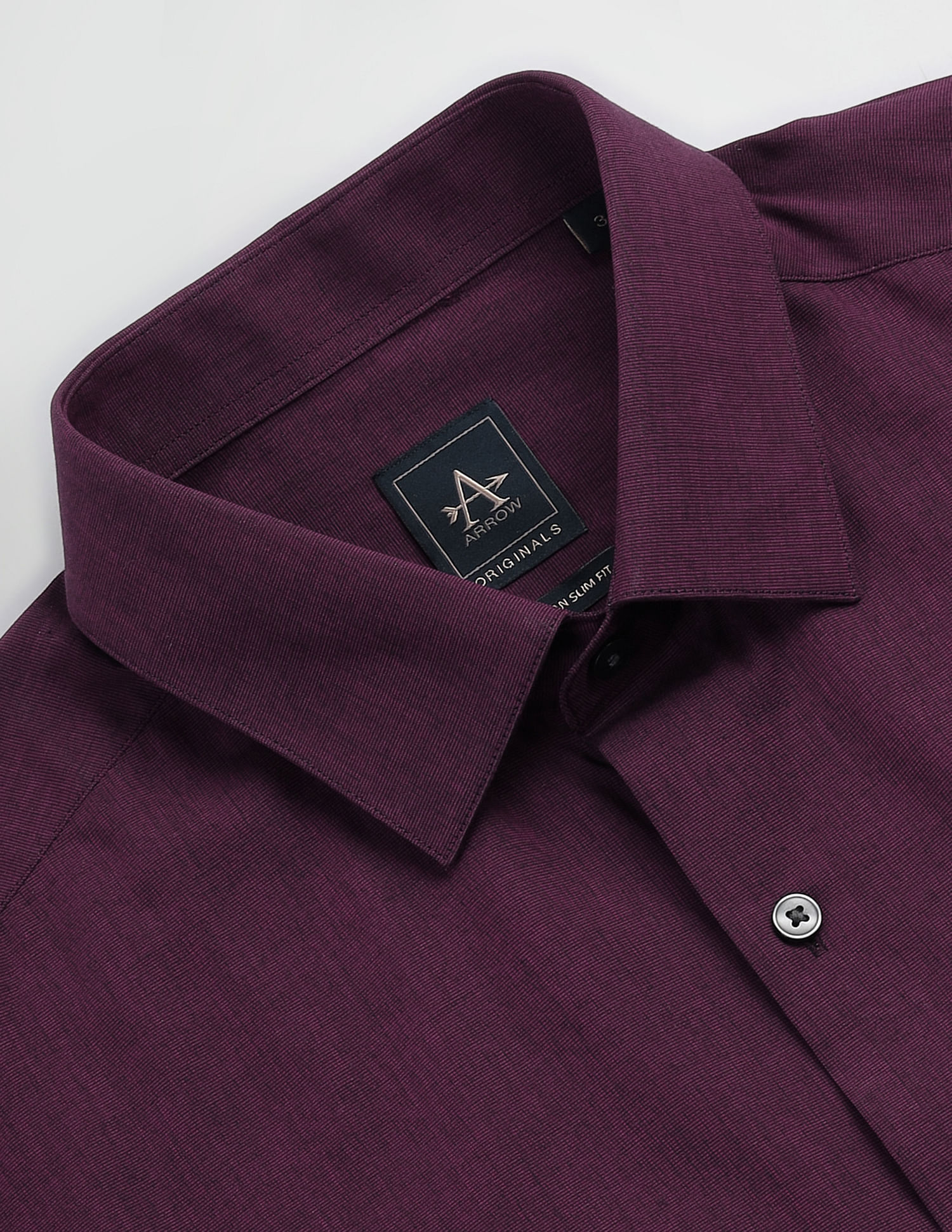Arrow Pure Cotton Manhattan Slim Shirt