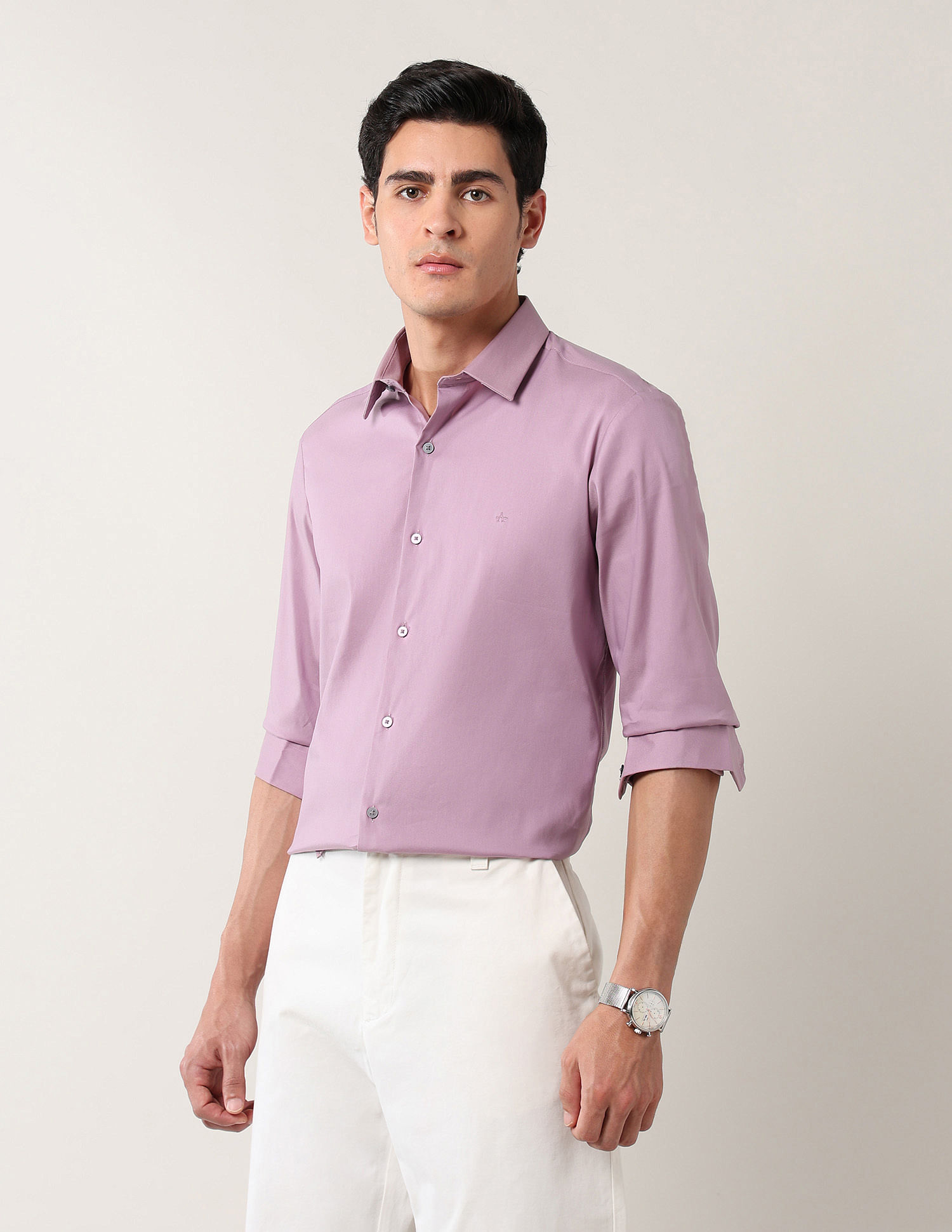 Arrow Newyork Brooklyn Ultra Slim Fit Twill Shirt