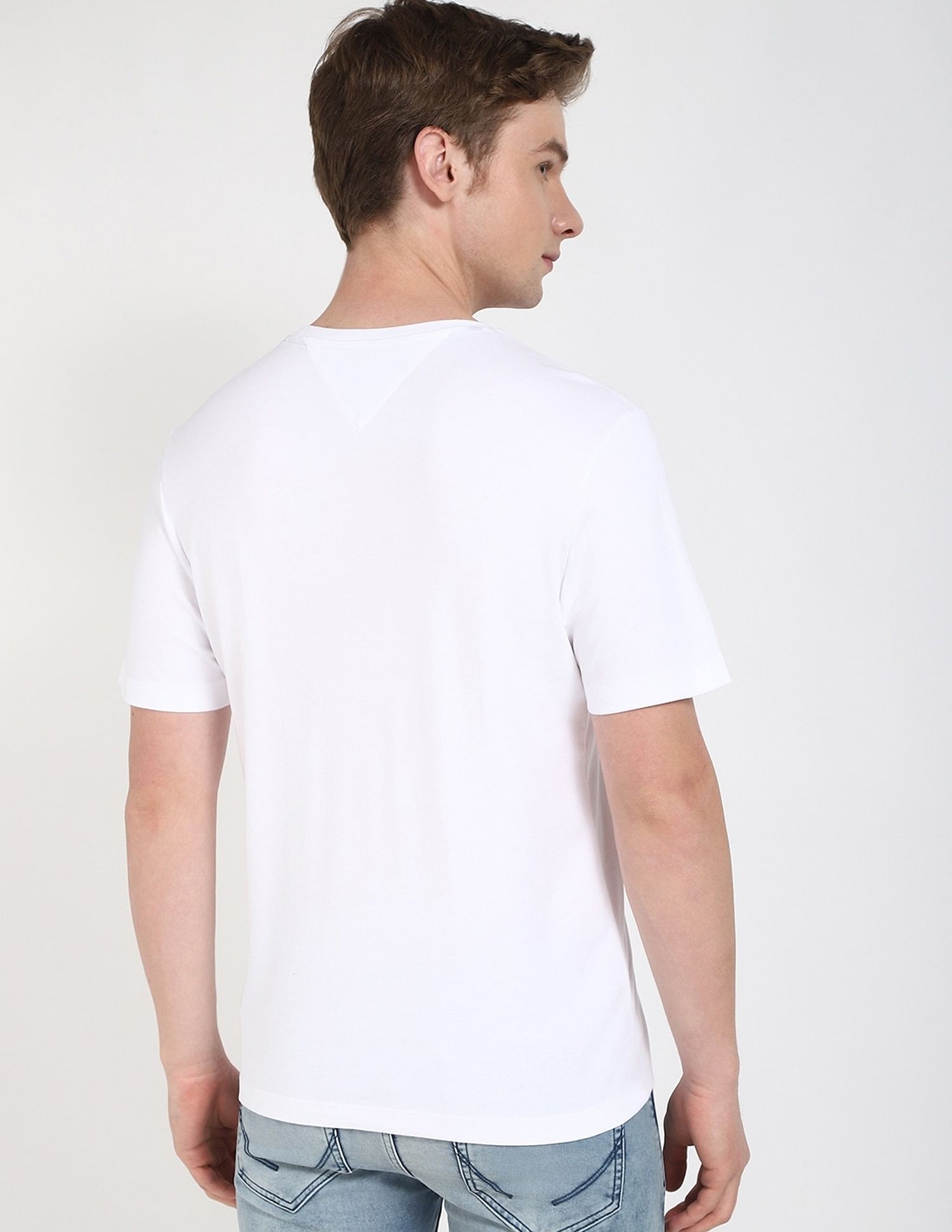 Tommy Hilfiger Solid Regular-Fit Cotton T-Shirt