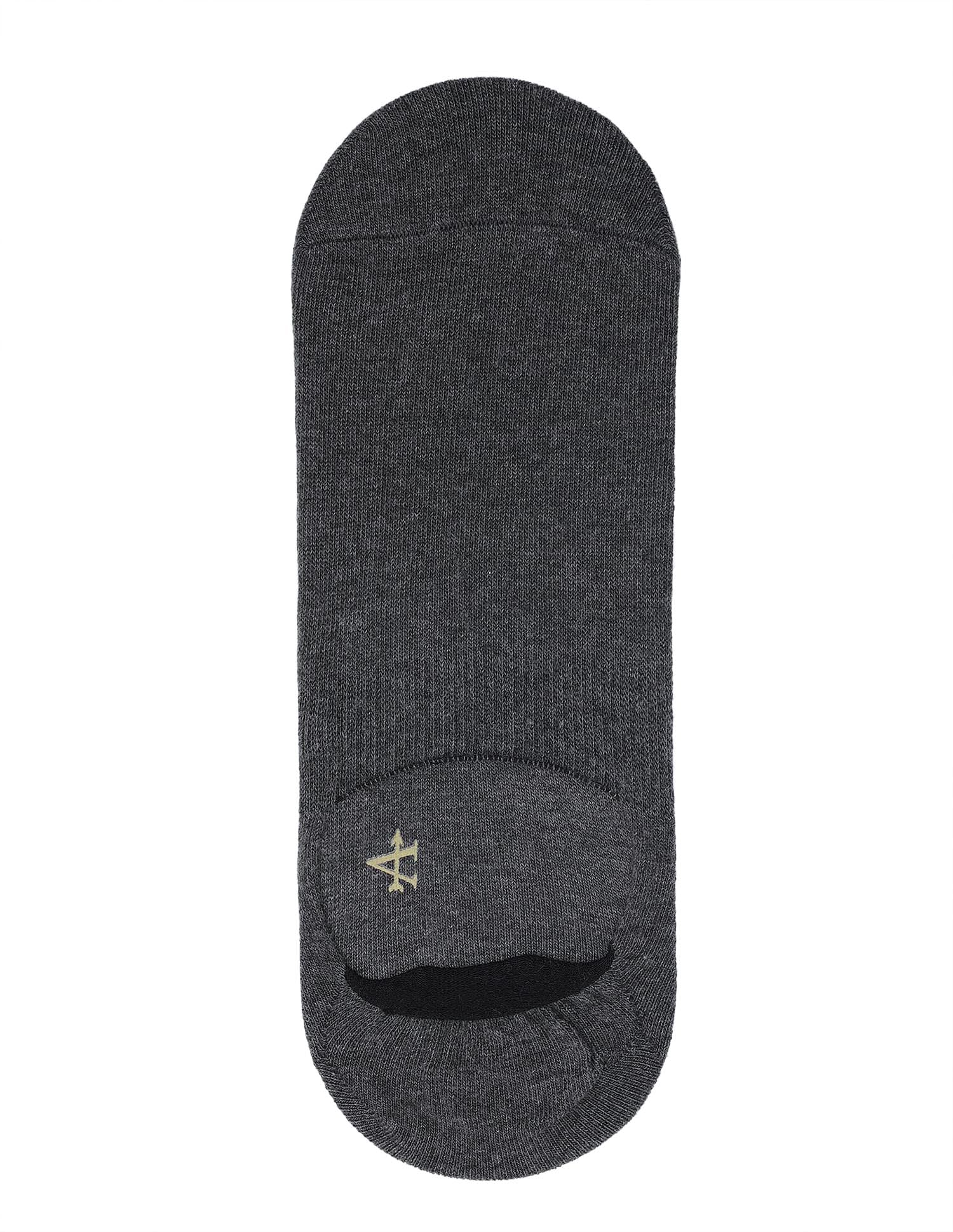 Arrow Solid No Show Cotton Socks - Pack Of 3