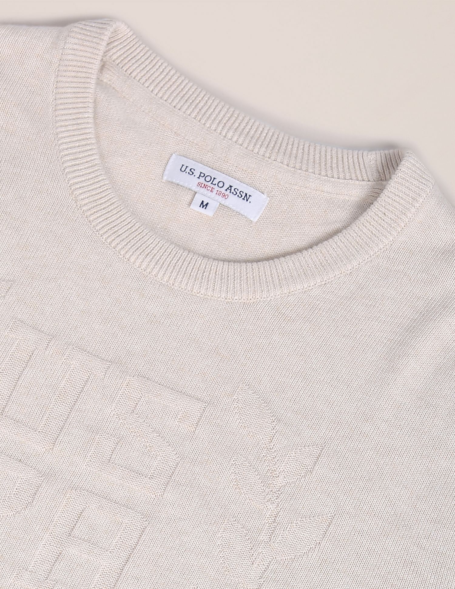 U.S. Polo Assn. Crew Neck Solid Sweater