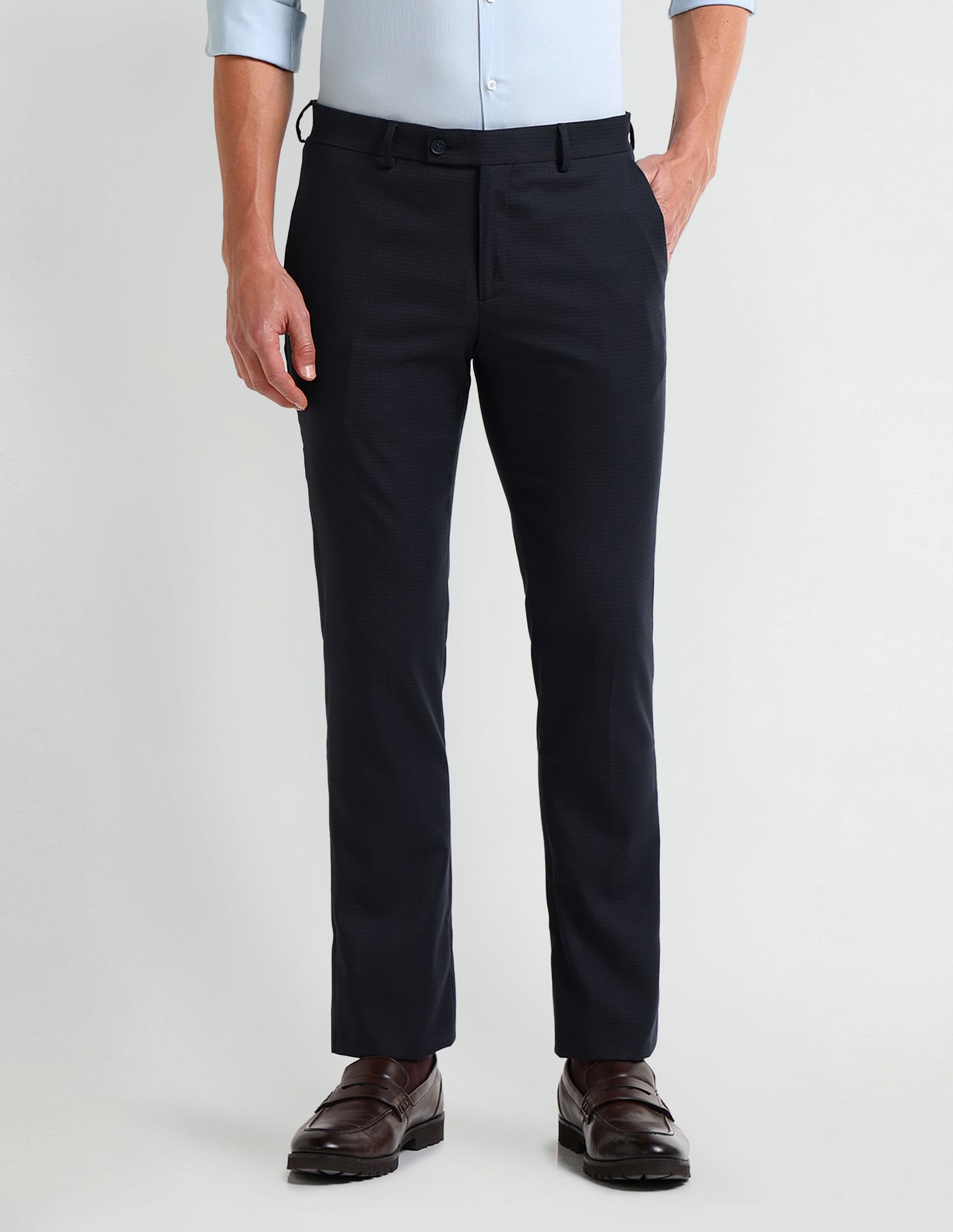 Arrow Tapered Fit Dobby Trousers