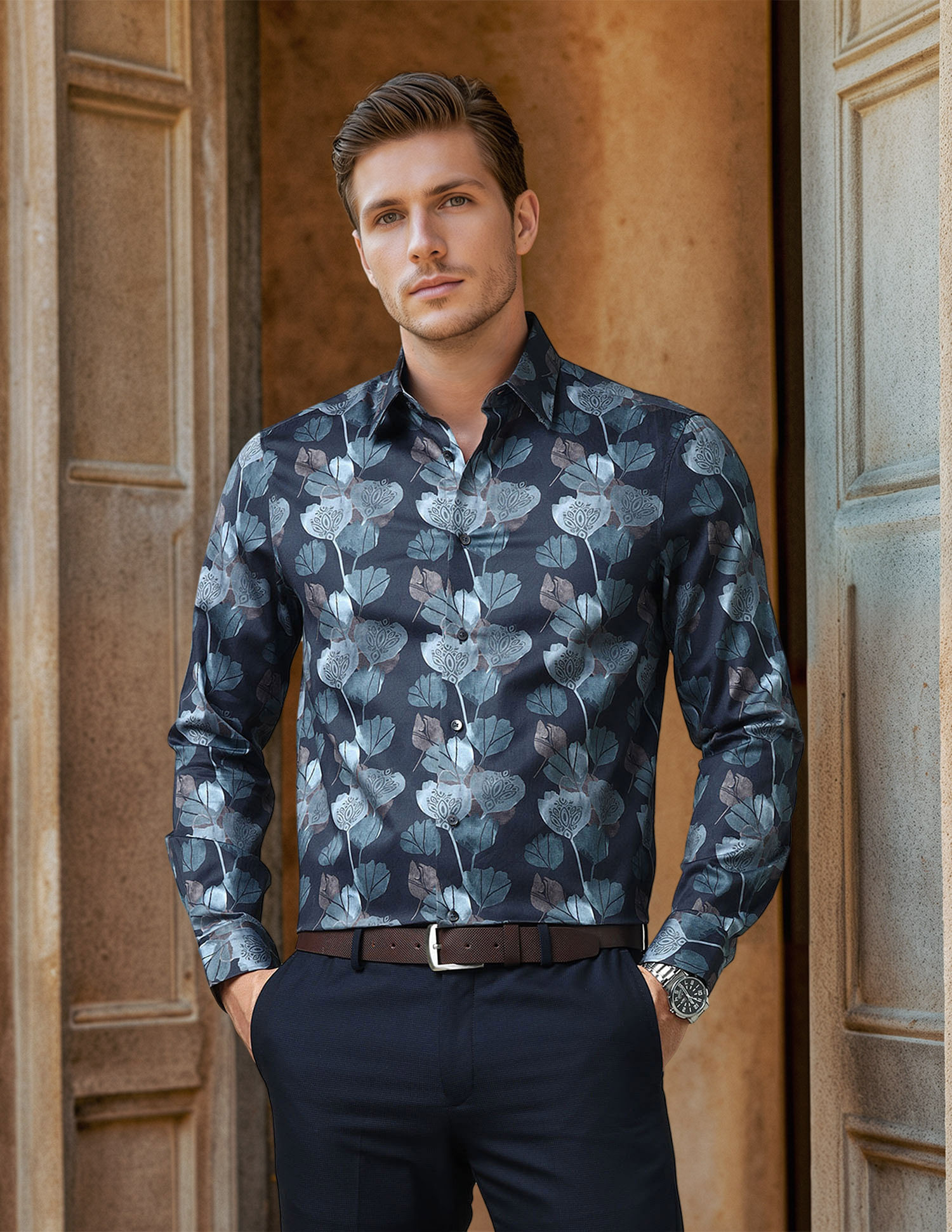 Arrow 1851 Floral Printed Shirt