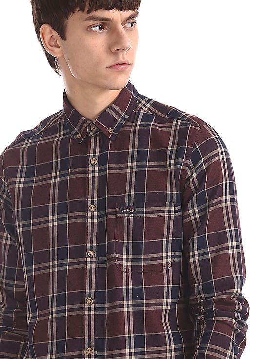 U.S. Polo Assn. Denim Co. Button Down Collar Check Shirt