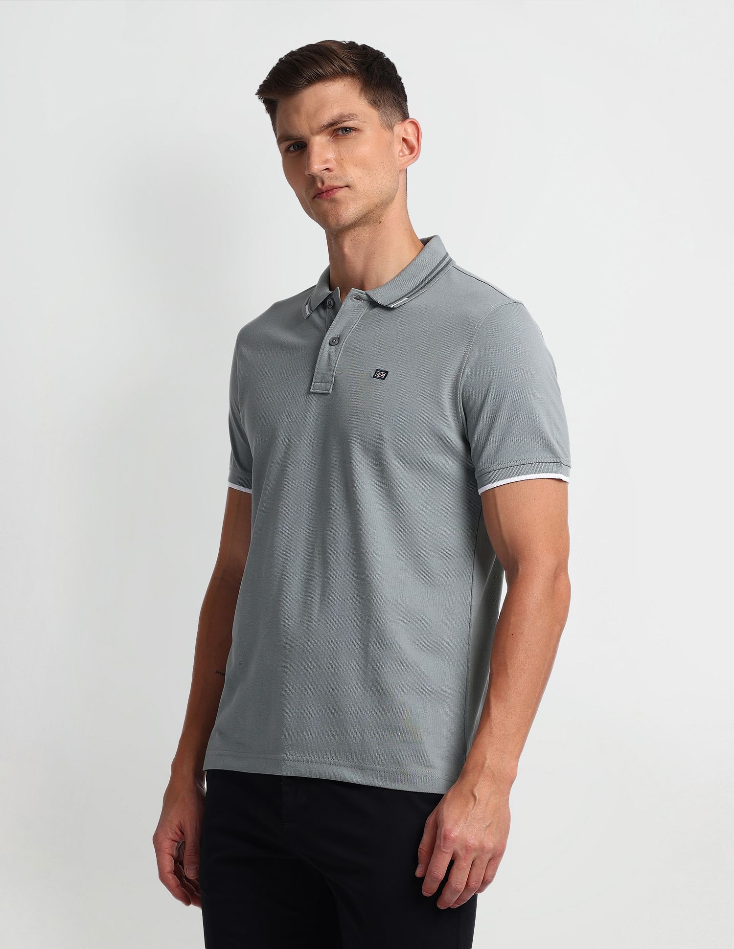 Arrow Sport Regular Fit Solid Polo Shirt