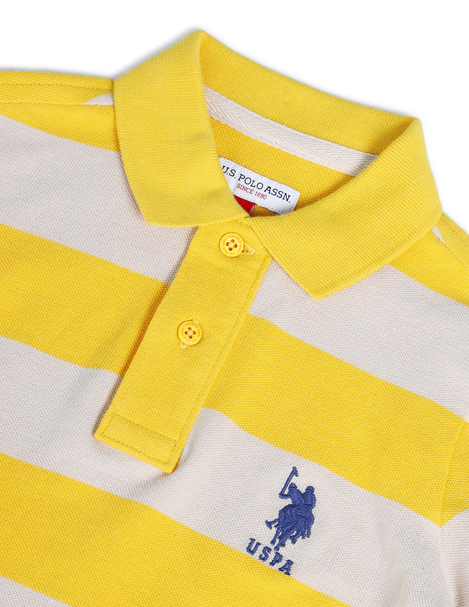 Buy U.S. Polo Assn. Kids Boys Horizontal Stripes Polo Shirt