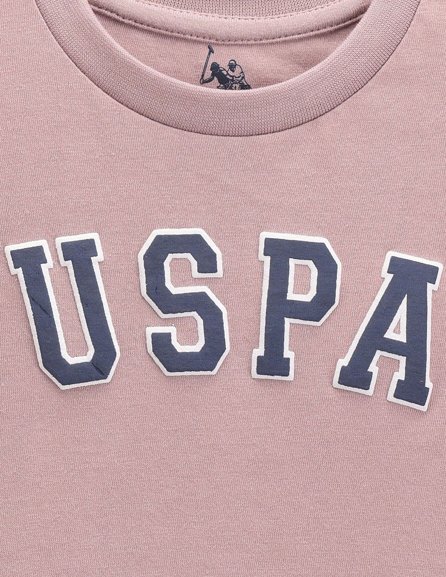 U.S. Polo Assn. Kids Boys Typographic Print Cotton T-Shirt