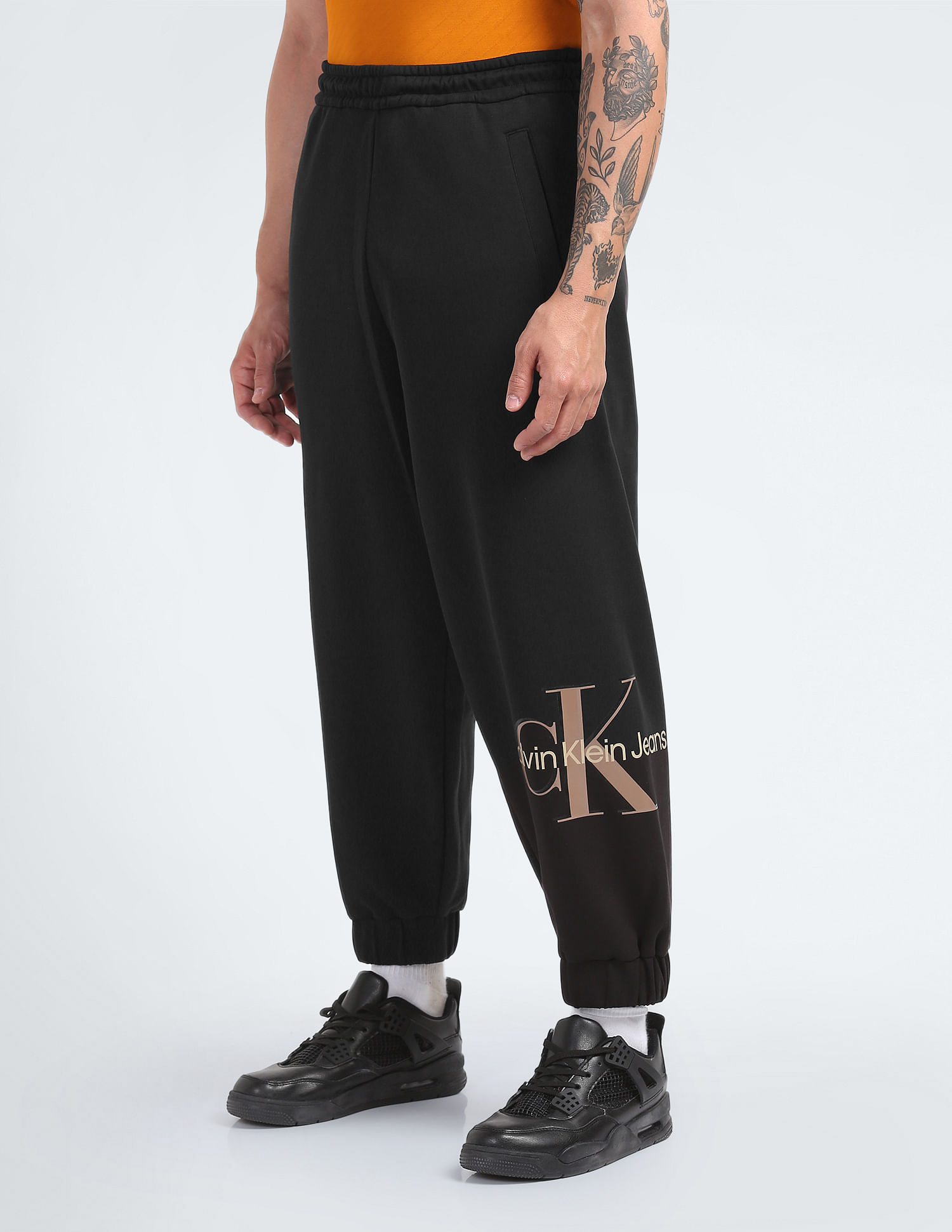 Calvin Klein Jeans Mid Rise Archival Logo Joggers