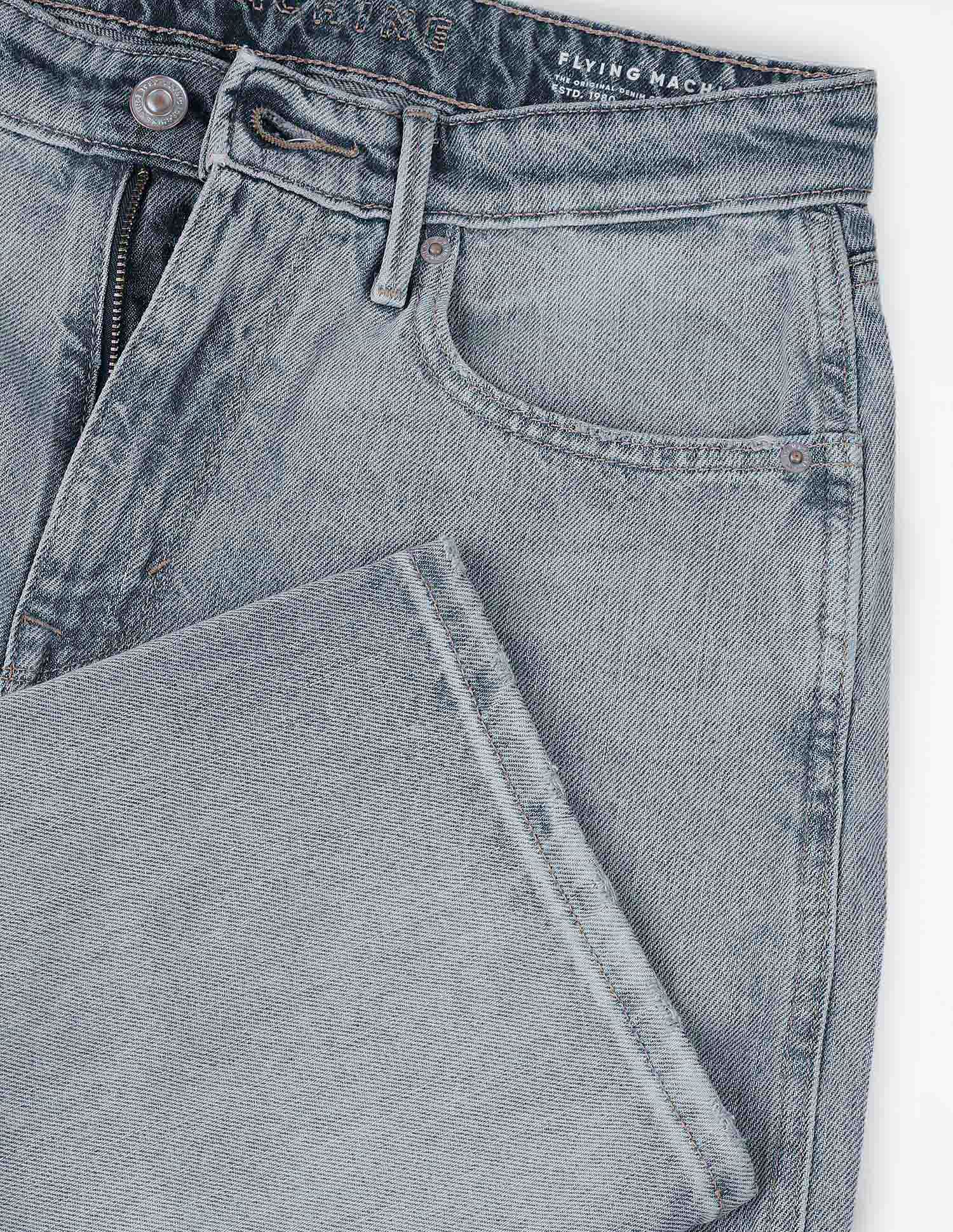 Flying Machine High Rise Loose Fit Jeans