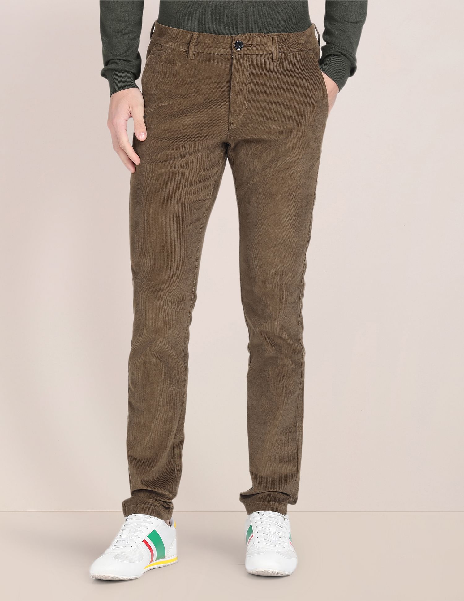 U.S. Polo Assn. Cotton Stretch Corduroy Trousers