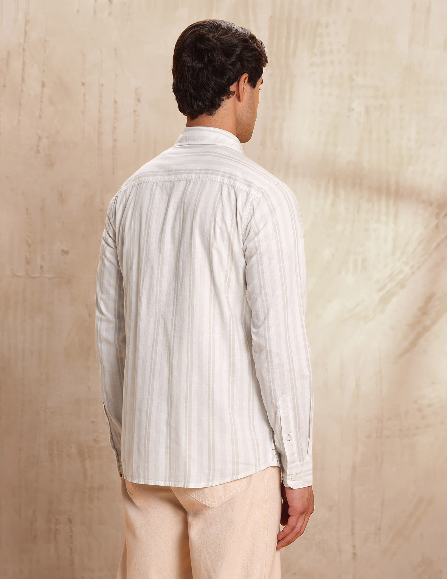 Buy U.S. Polo Assn. Denim Co. Slim Fit Vertical Striped Shirt