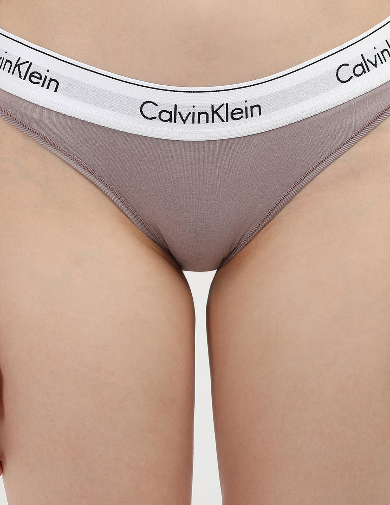 Calvin Klein Underwear Solid Mid Rise Bikini